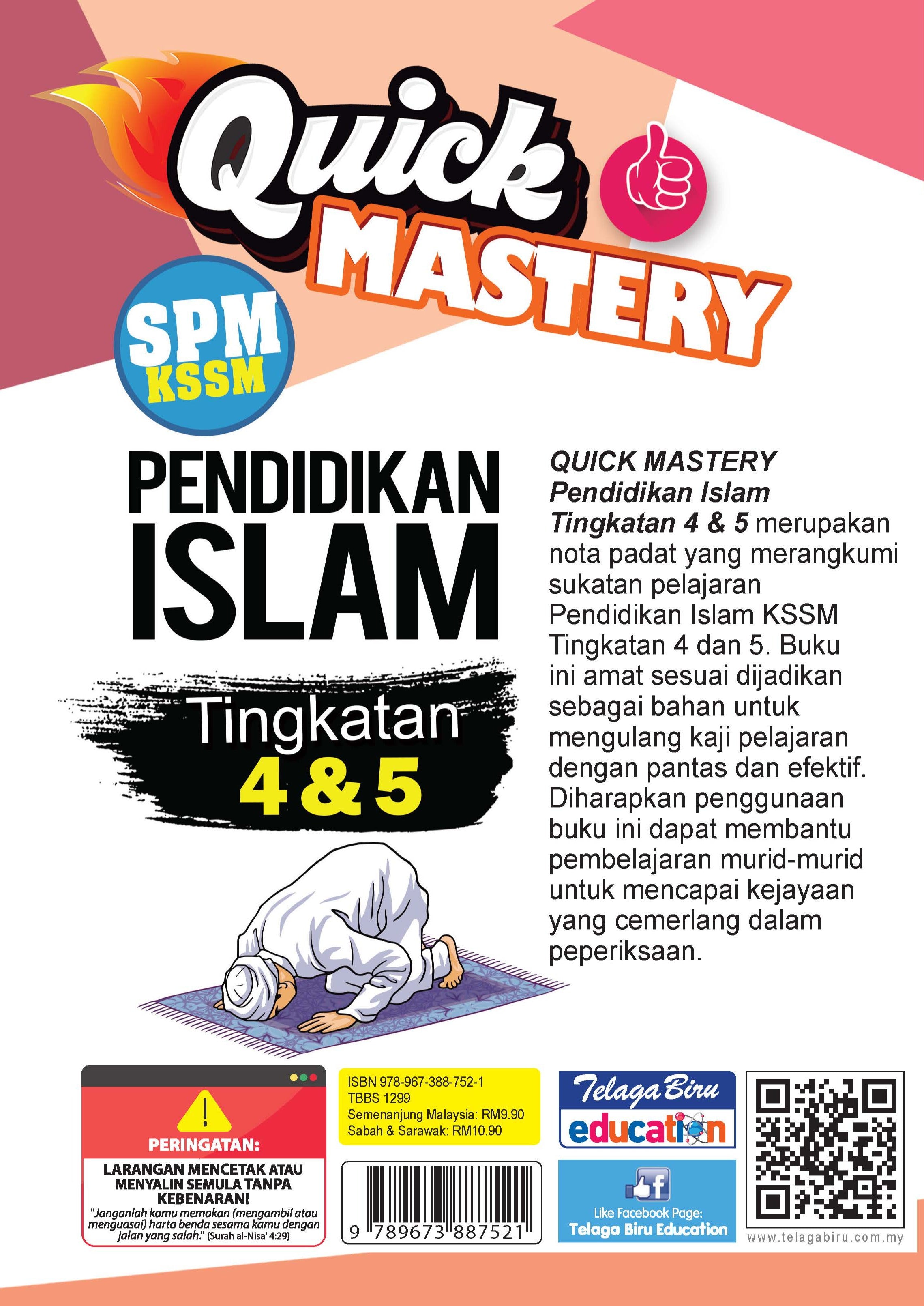 Quick Mastery Modul Soalan Pendidikan Islam Tingkatan 4 & 5 - (TBBS1299)