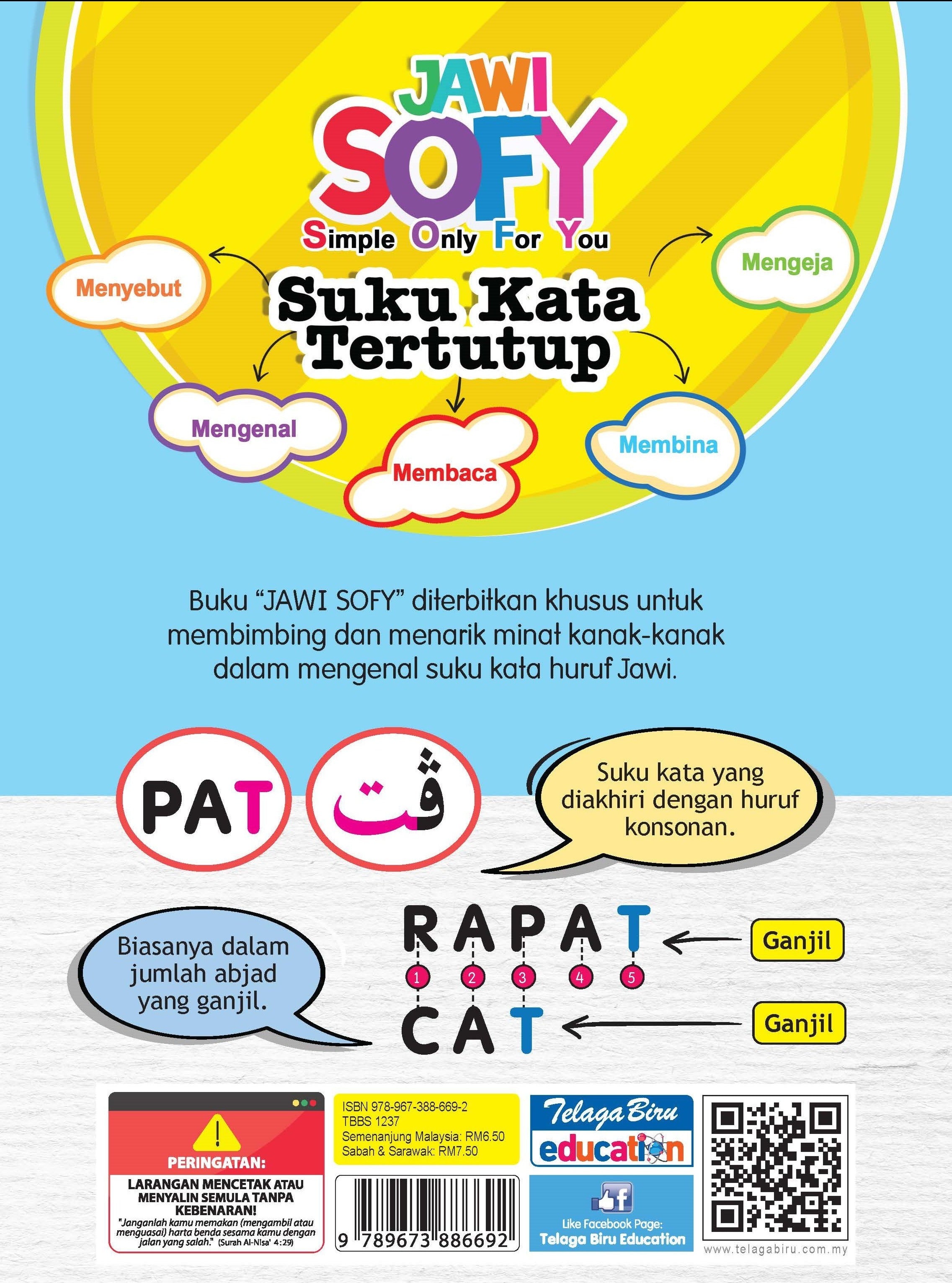 Jawi Sofy - Suku Kata Tertutup - (TBBS1237)