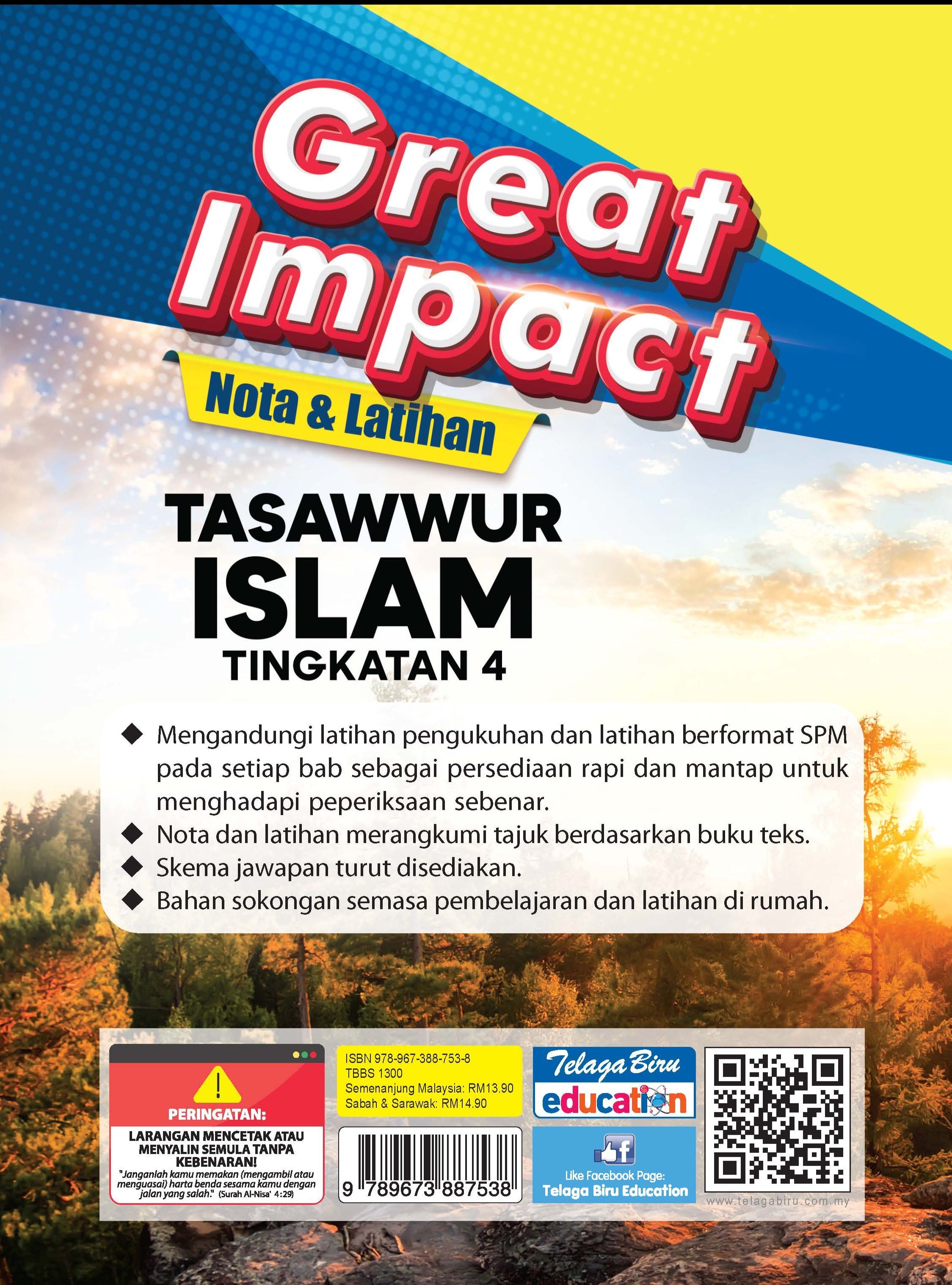 Great Impact - Nota Dan Latihan Tasawwur Islam Tingkatan 4 - (TBBS1300)