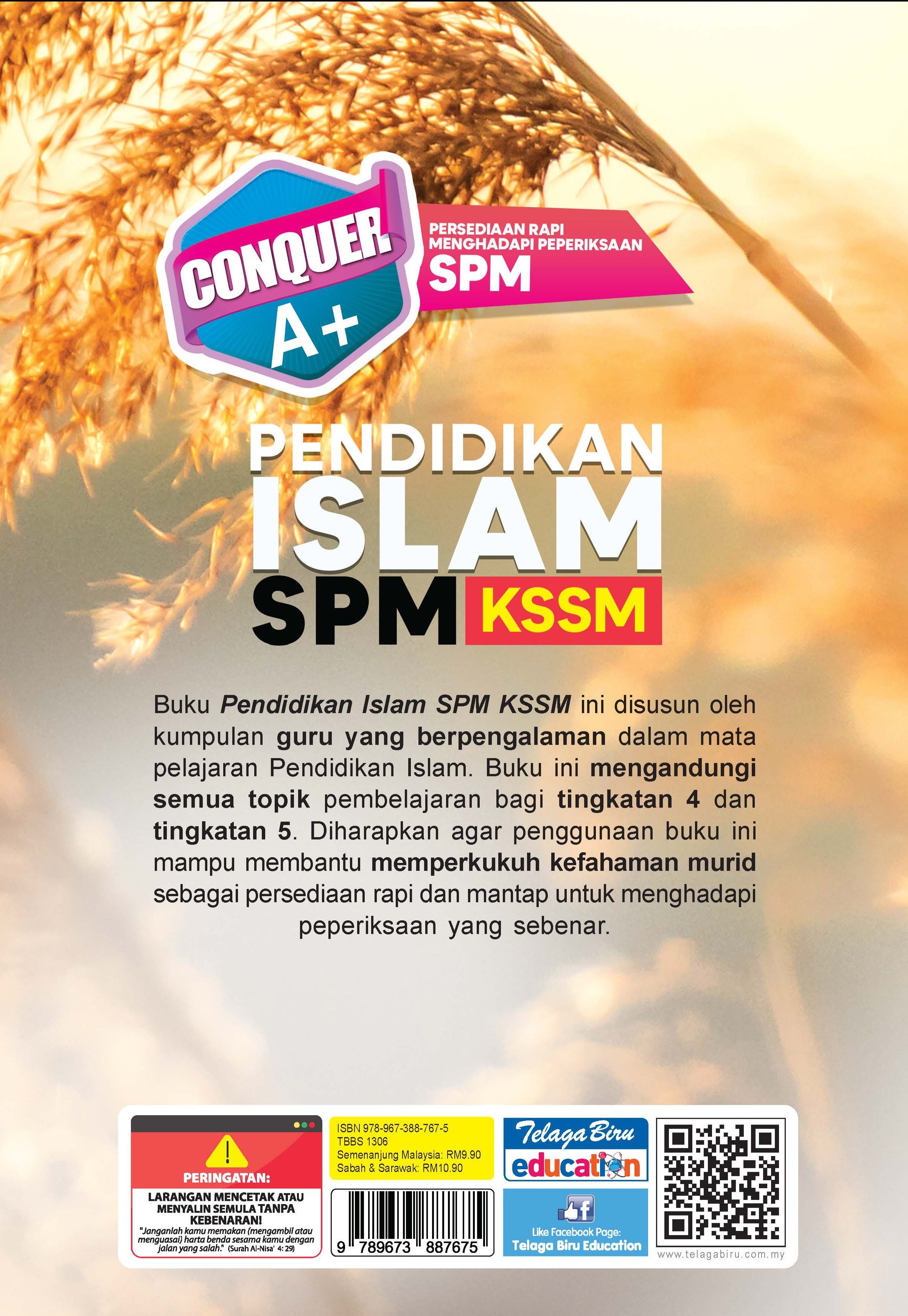 Conquer A+ Pendidikan Islam SPM - (TBBS1306)