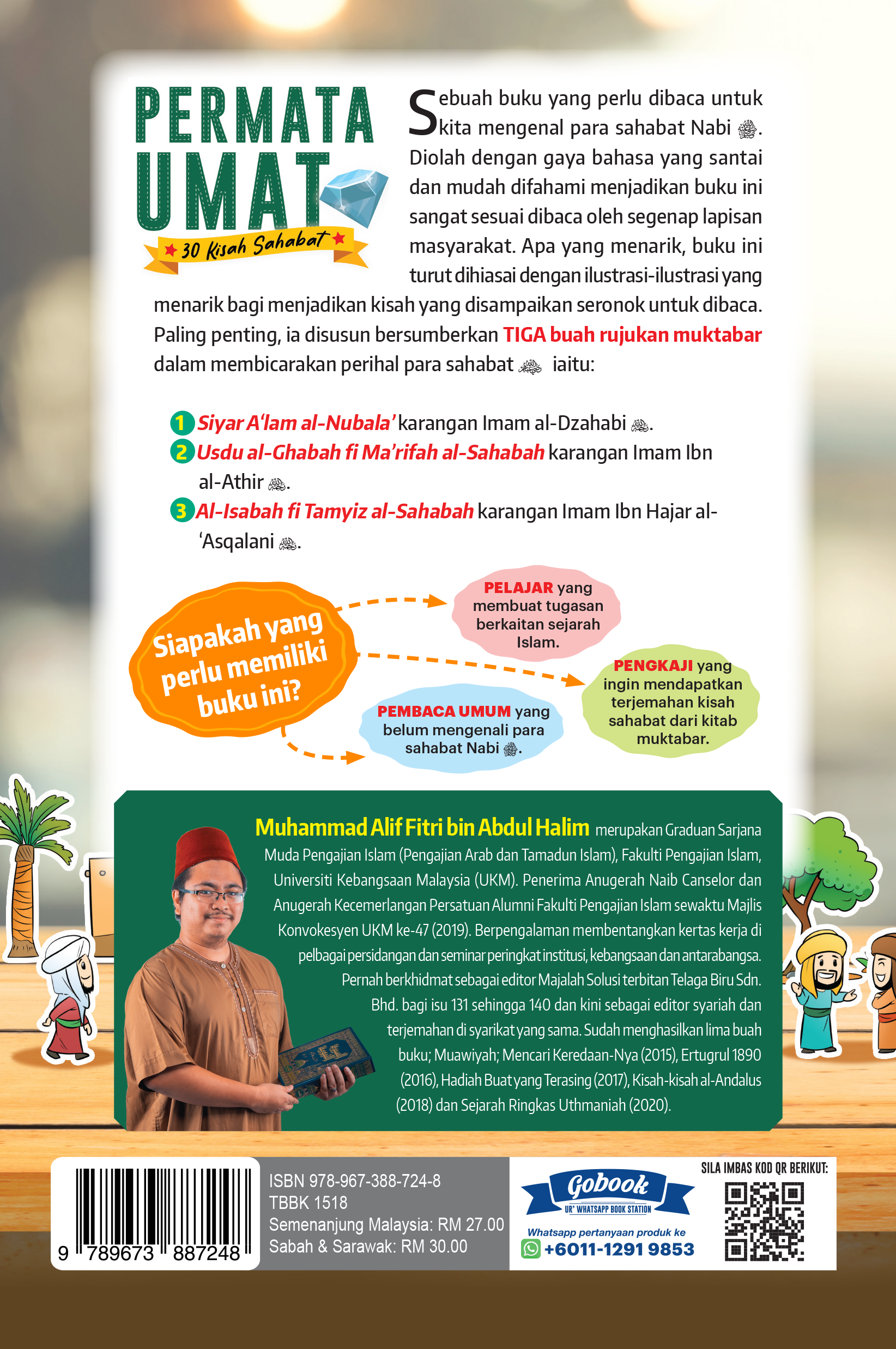 Permata Umat : 30 Kisah Sahabat - (TBBK1518)