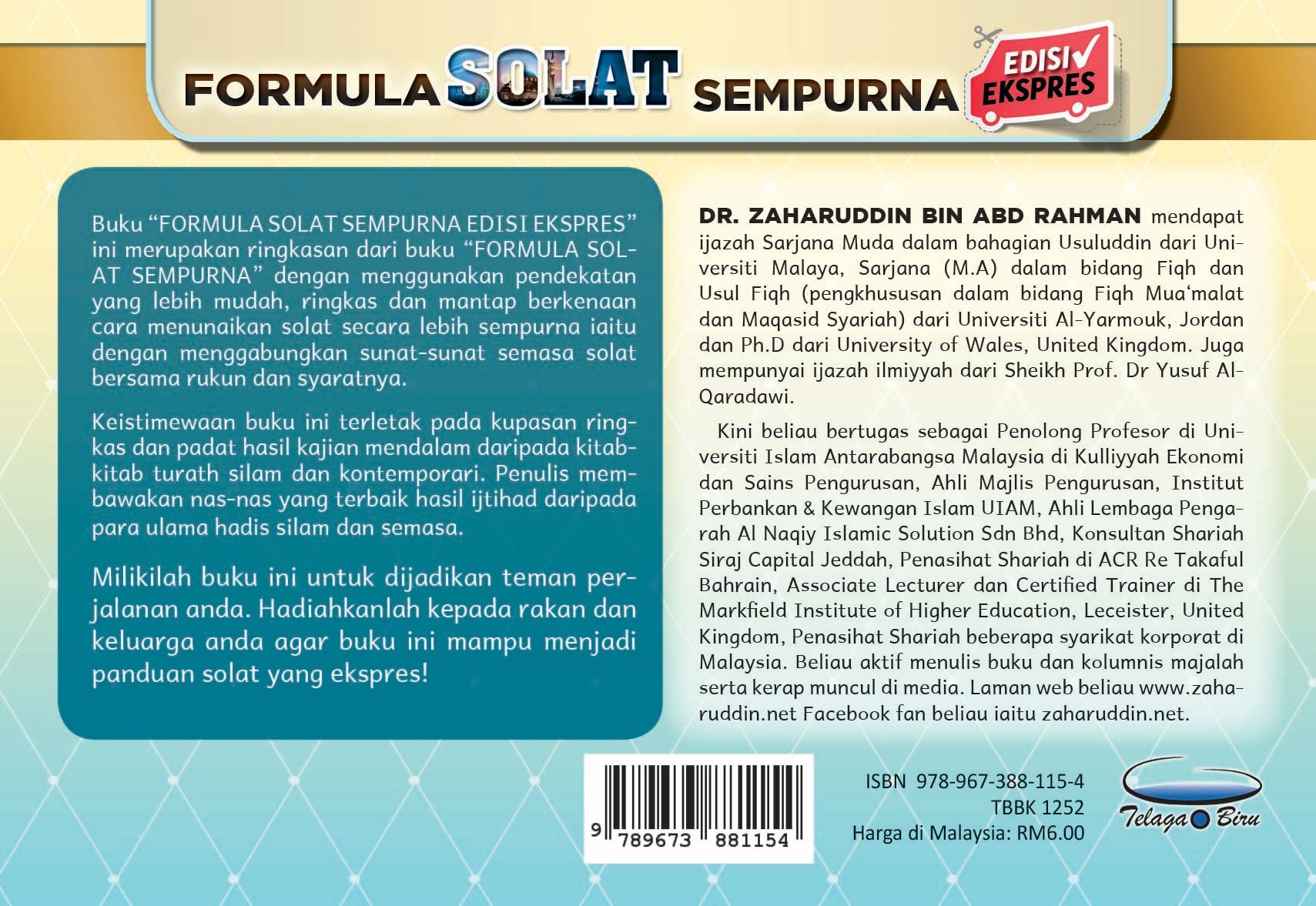 Formula Solat Sempurna (Edisi Ekspres) - (TBBK1252)