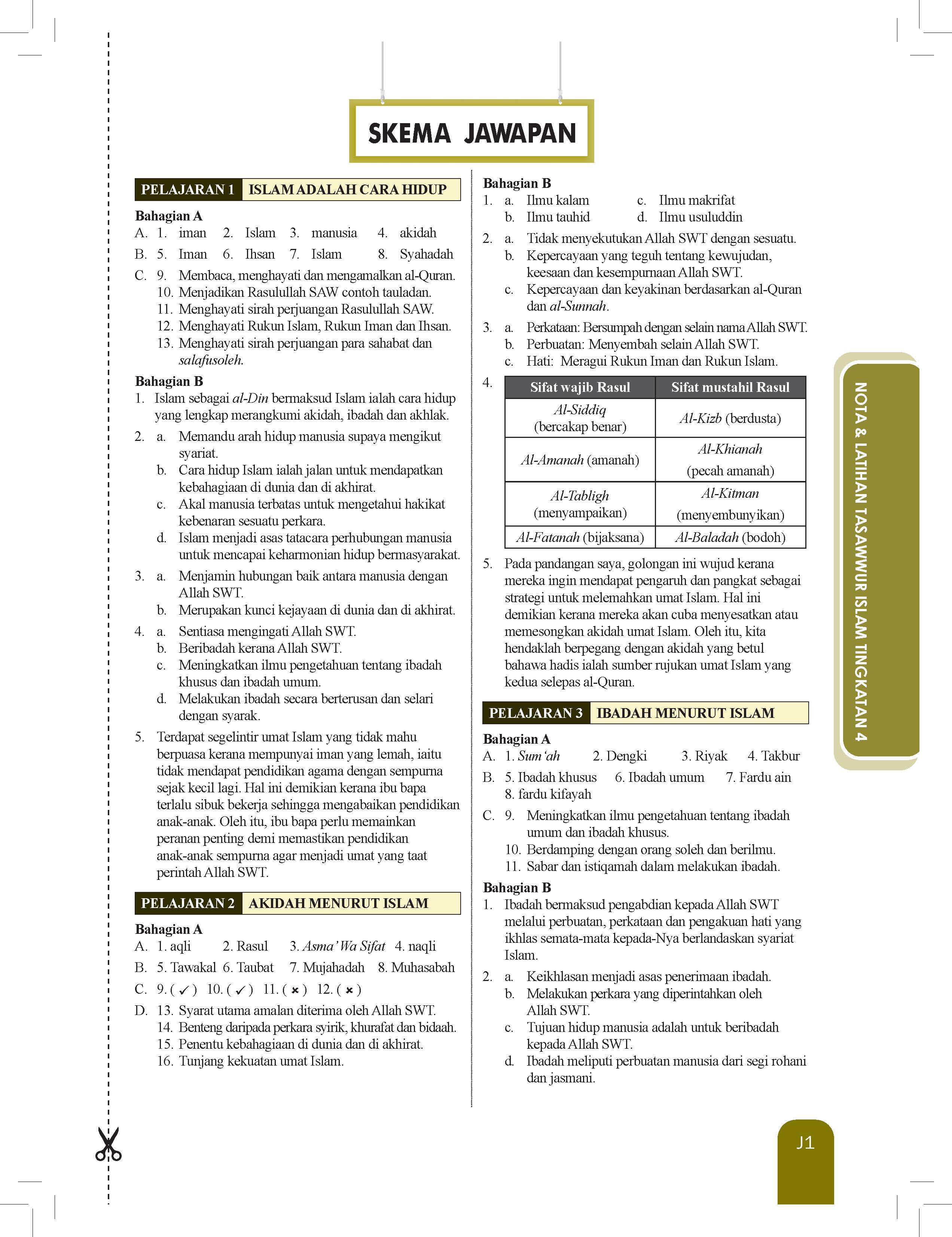 Great Impact - Nota Dan Latihan Tasawwur Islam Tingkatan 4 - (TBBS1300)