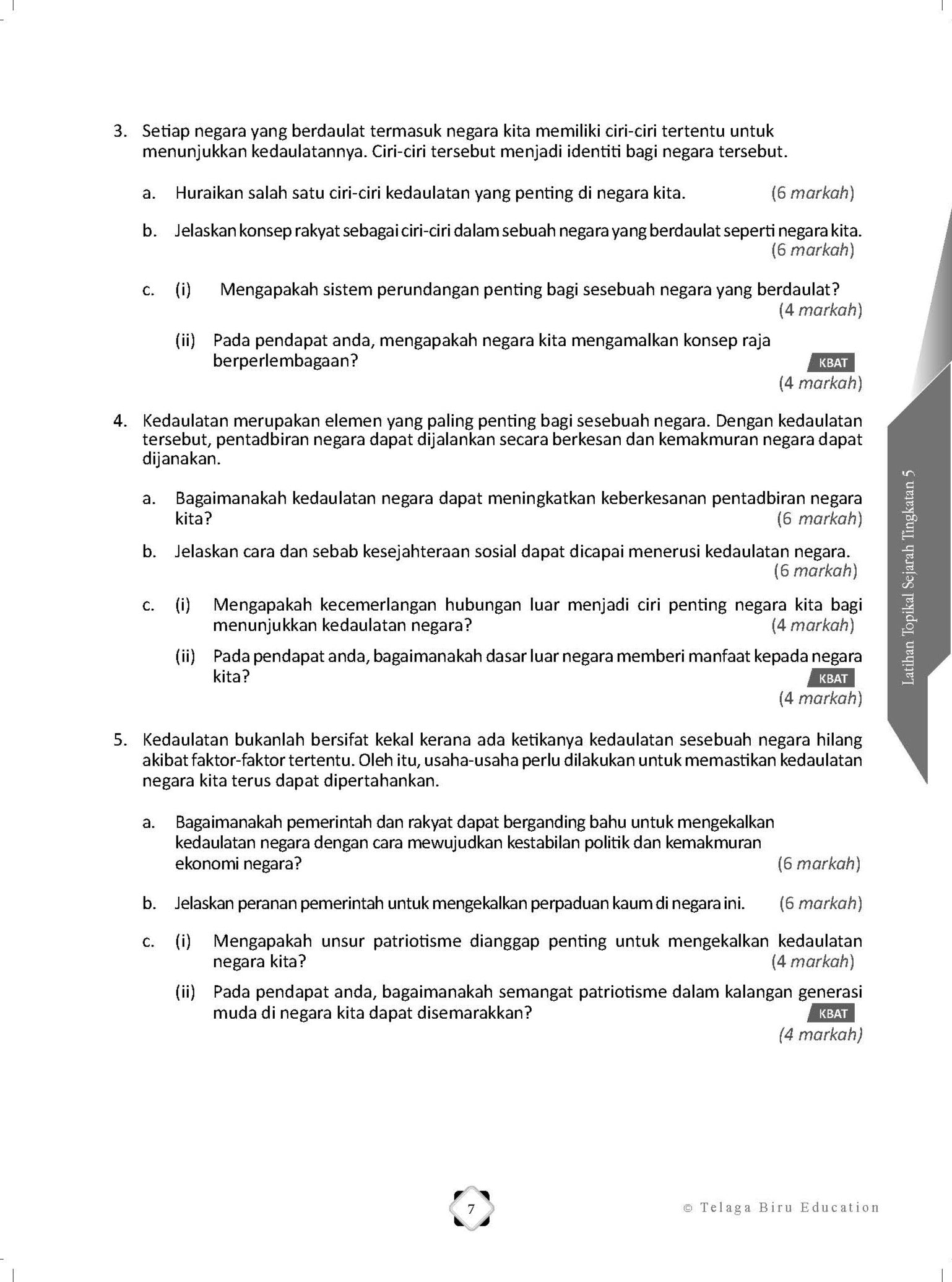 Maximum Practice Latihan Topikal Sejarah Tingkatan 5 - (TBBS1271)