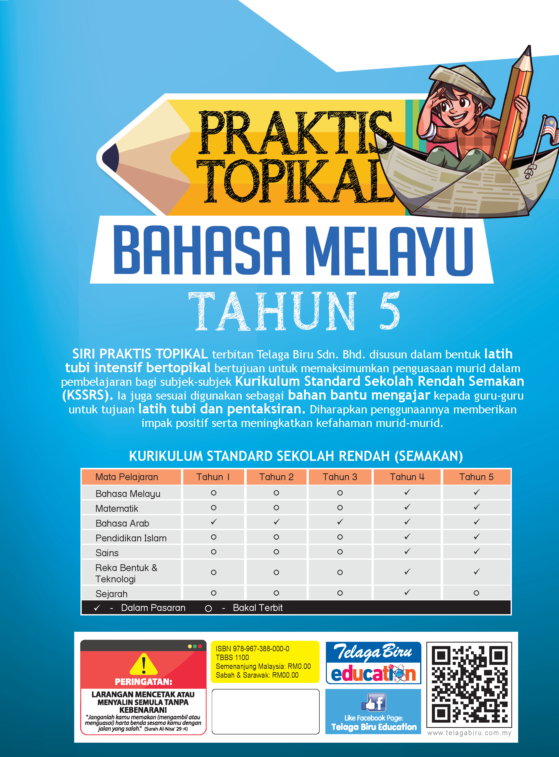 Praktis Topikal Bahasa Melayu (Tahun 5) – (TBBS1199)