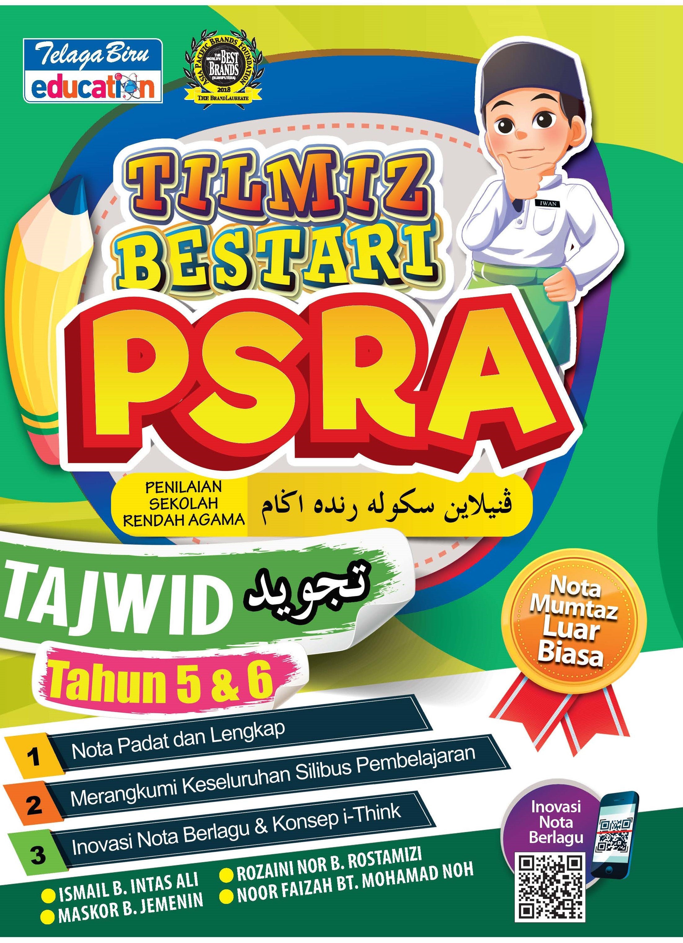 Tilmiz Bestari PSRA Tajwid Tahun 5 & 6 - (TBBS1147)