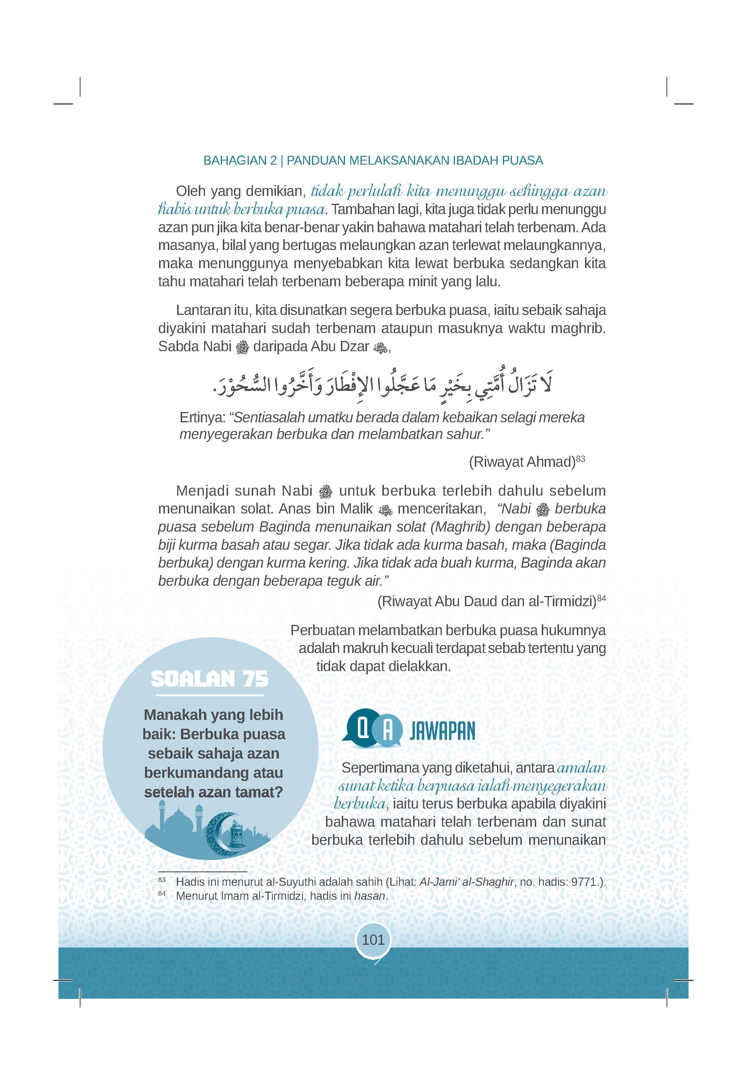 Soal Jawab Puasa & Hari Raya - (TBBK1539)