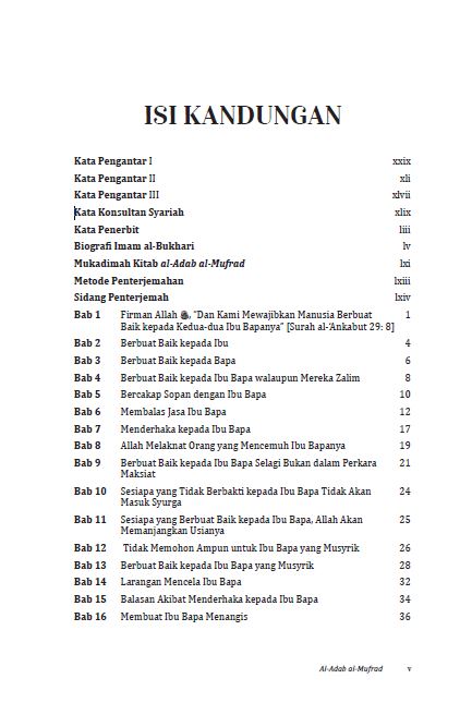 Kitab Terjemahan Al-Adab Al-Mufrad - (TBBK1499)