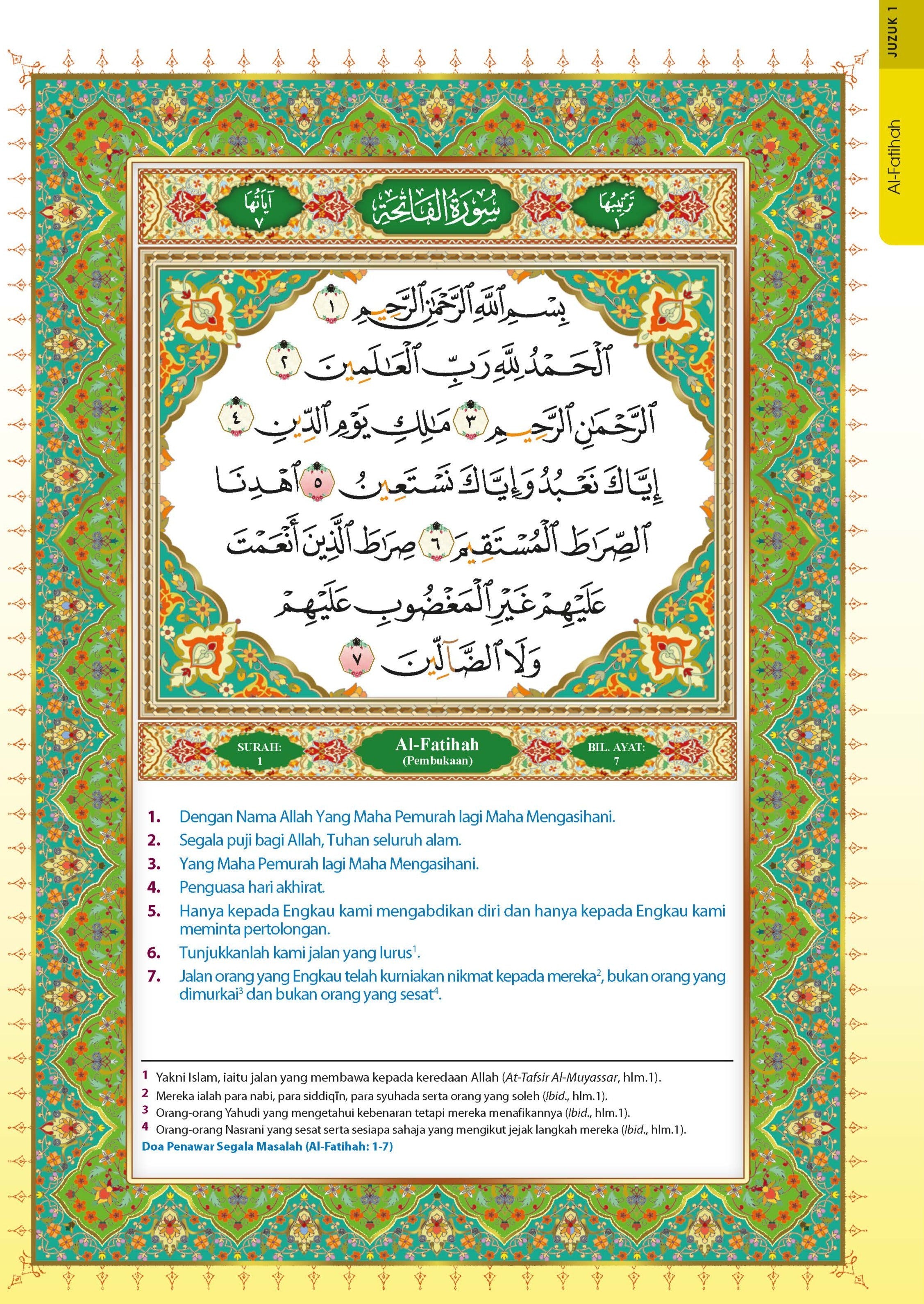 Kombo: Al-Quran Al-Karim Tajwid & Terjemahan Qiyam Berserta Panduan Waqaf dan Ibtida + (Book Stand) (A3) - (TBAQ1045A)