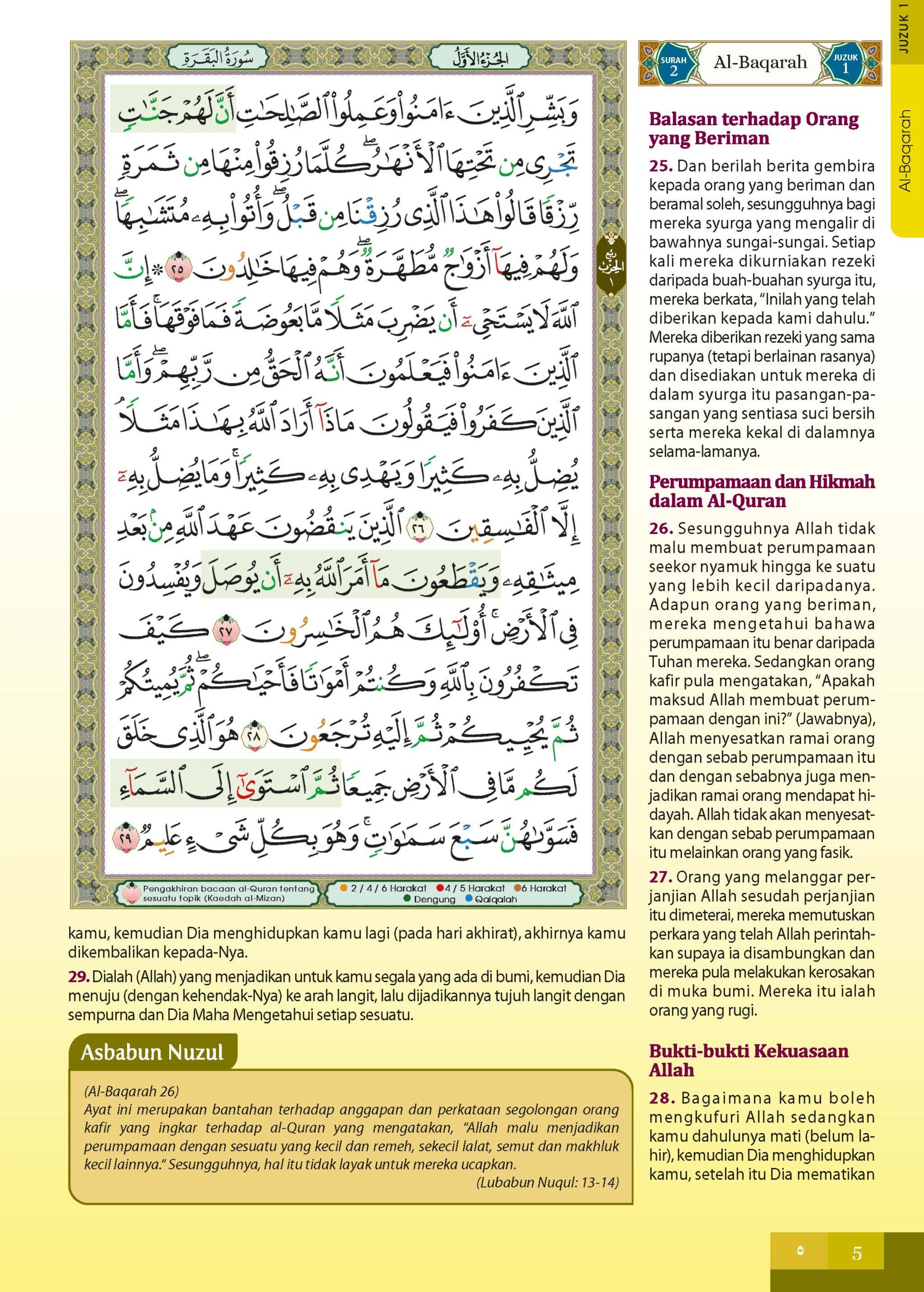 Al-Quran Al-Karim Tajwid & Terjemahan Qiyam Berserta Panduan Waqaf dan Ibtida (A3) - (TBAQ1045)