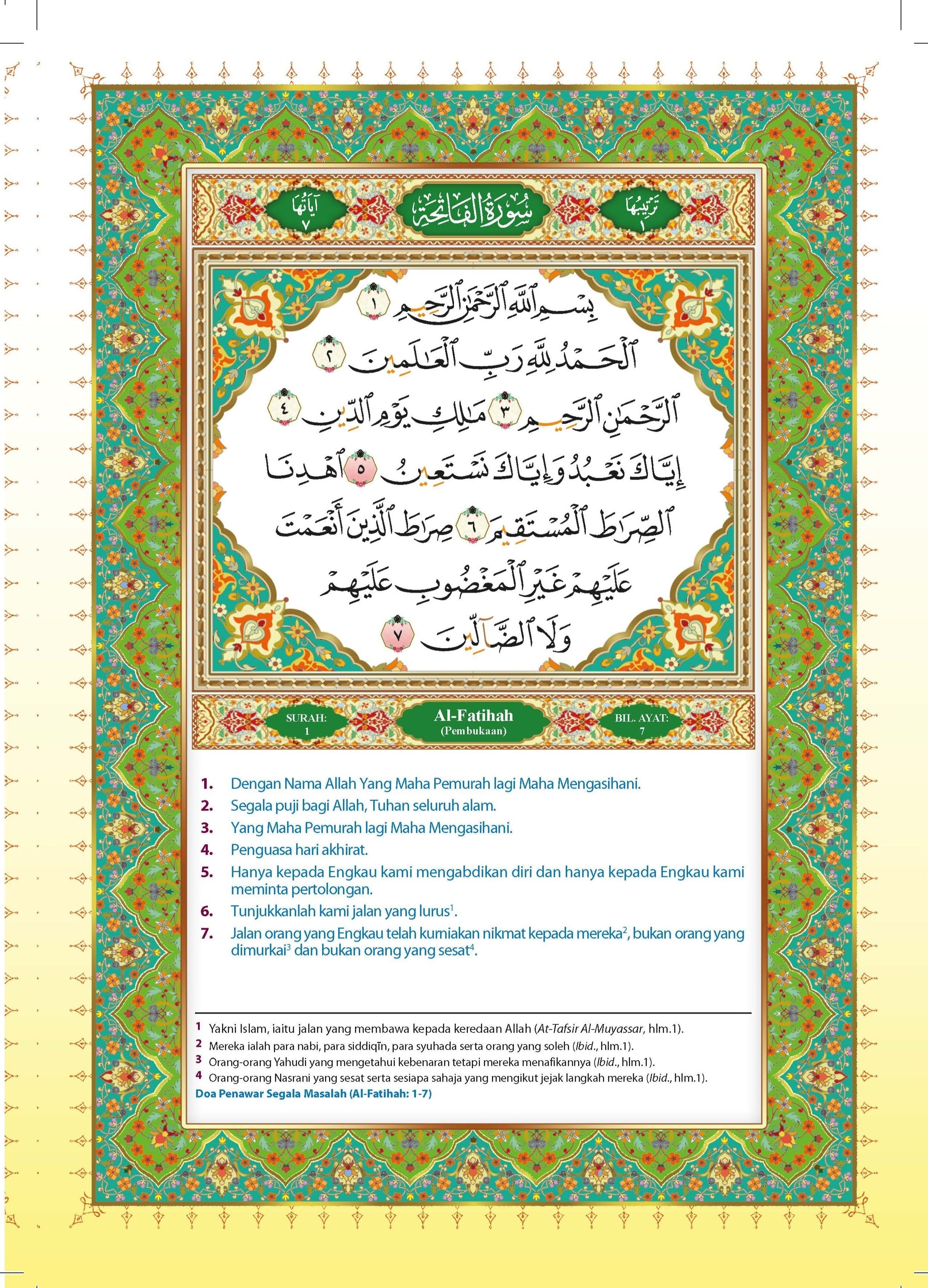 Al-Quran Al-Karim & Terjemahan Al-Ghufran (Diari Batik) (Tagging) (A5)- (TBAQ1055)