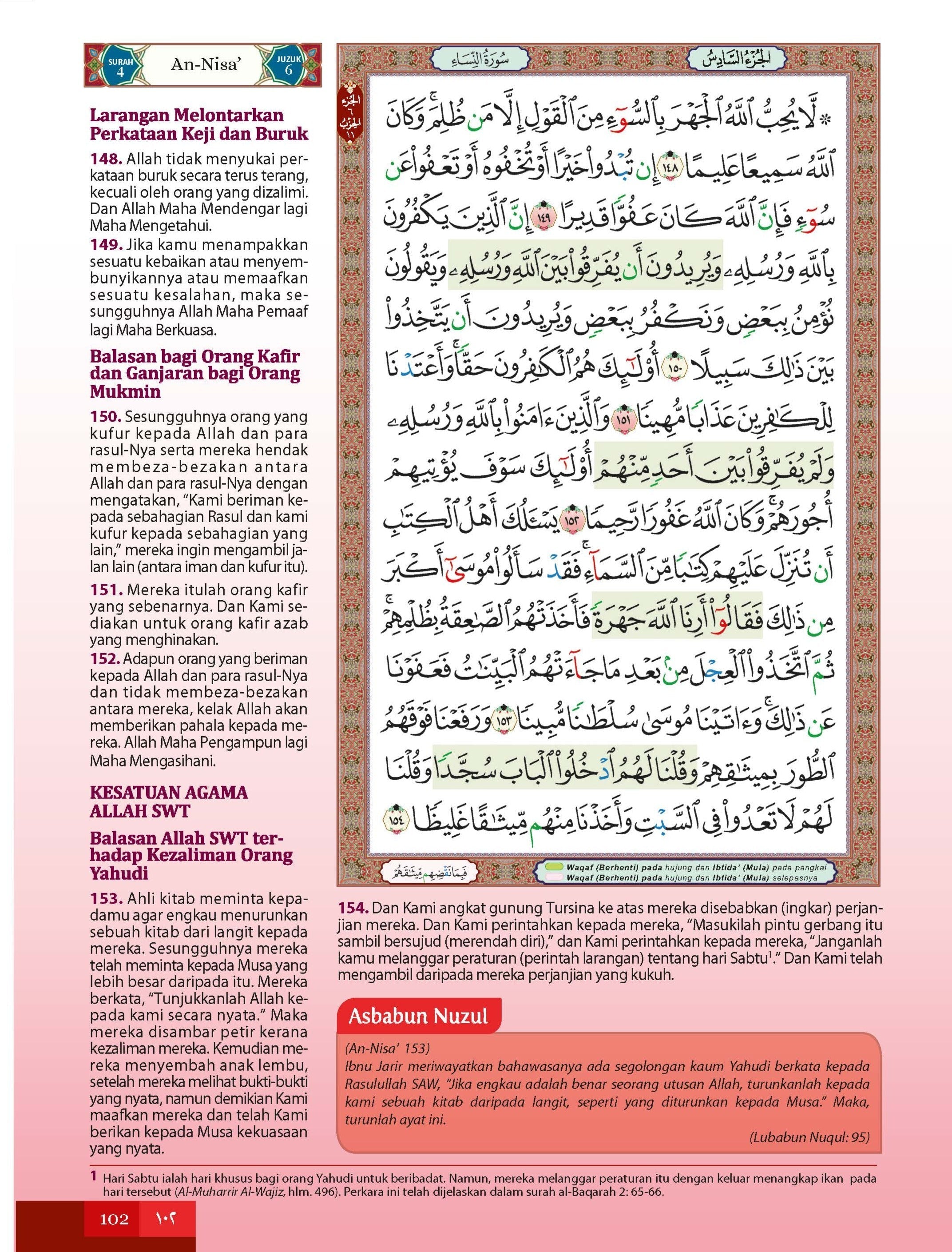 Al-Quran Al-Karim & Terjemahan Al-Ghufran (Diari Batik) (Tagging) (A5)- (TBAQ1055)