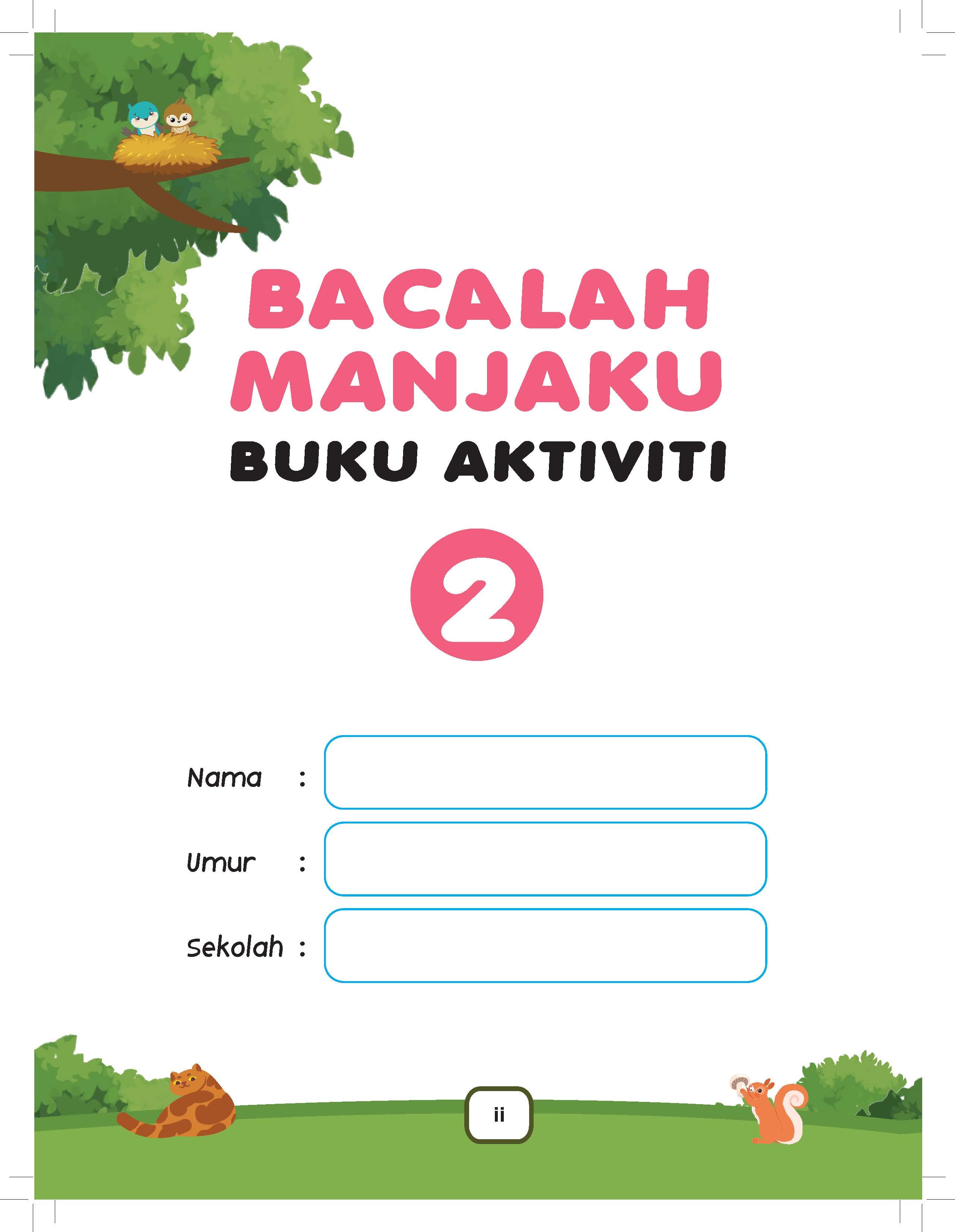 Bacalah Manjaku (Buku Aktiviti 2) - (TBBS1291)