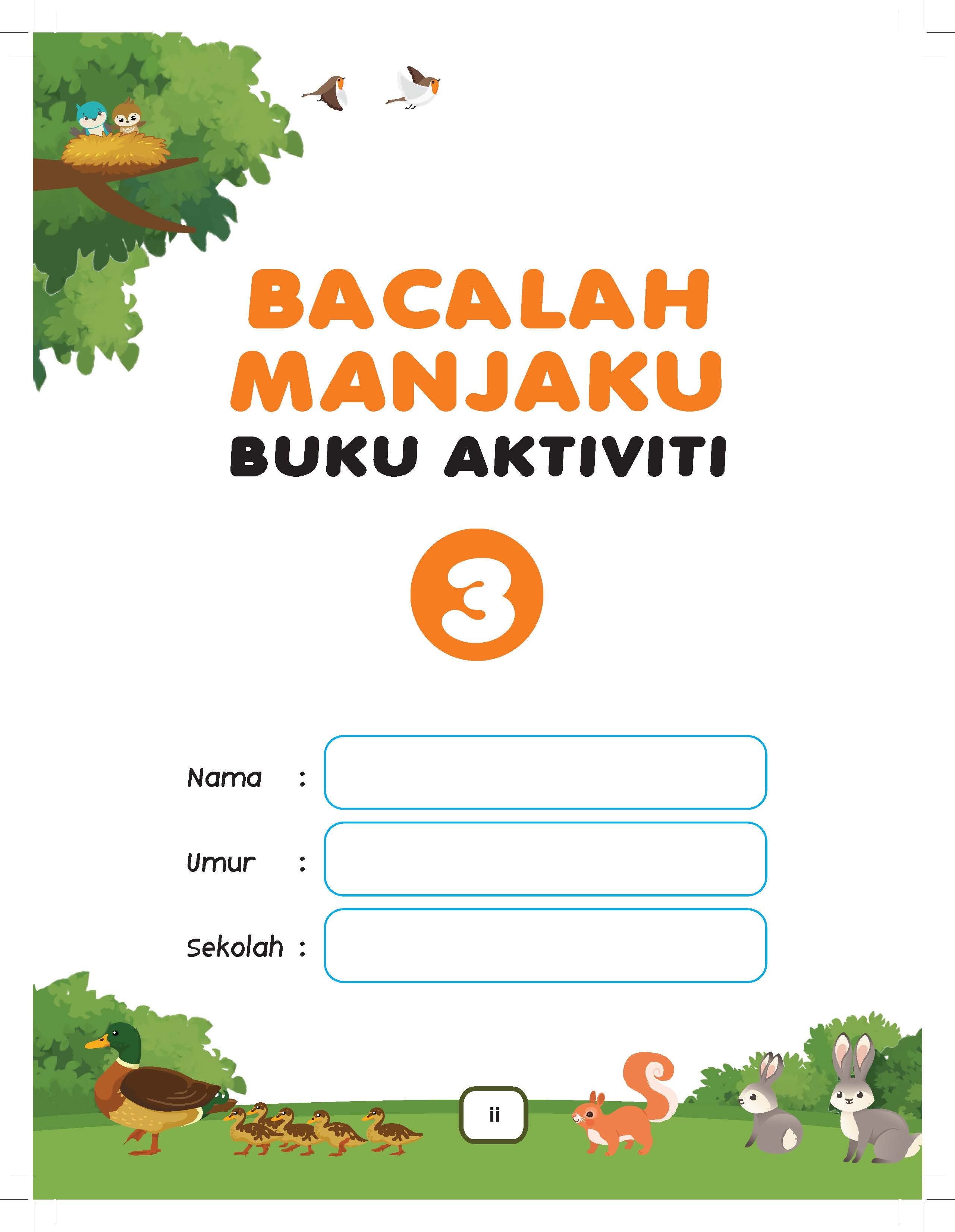 Bacalah Manjaku (Buku Aktiviti 3) - (TBBS1292)