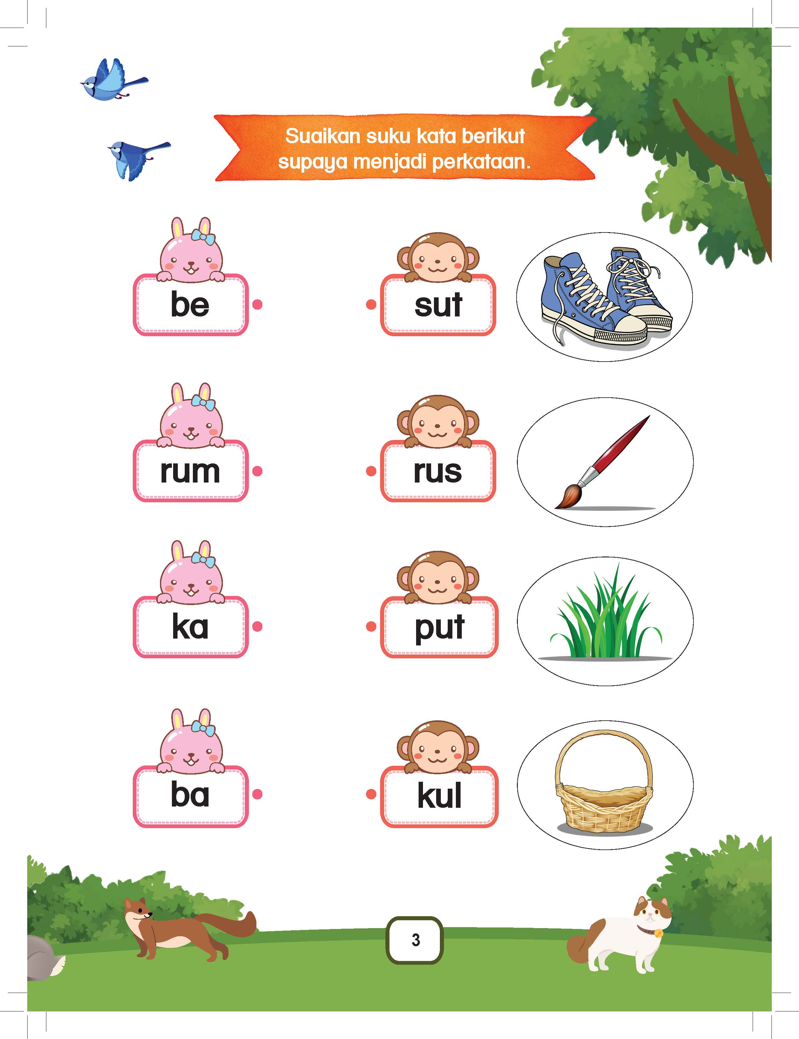 Bacalah Manjaku (Buku Aktiviti 3) - (TBBS1292)