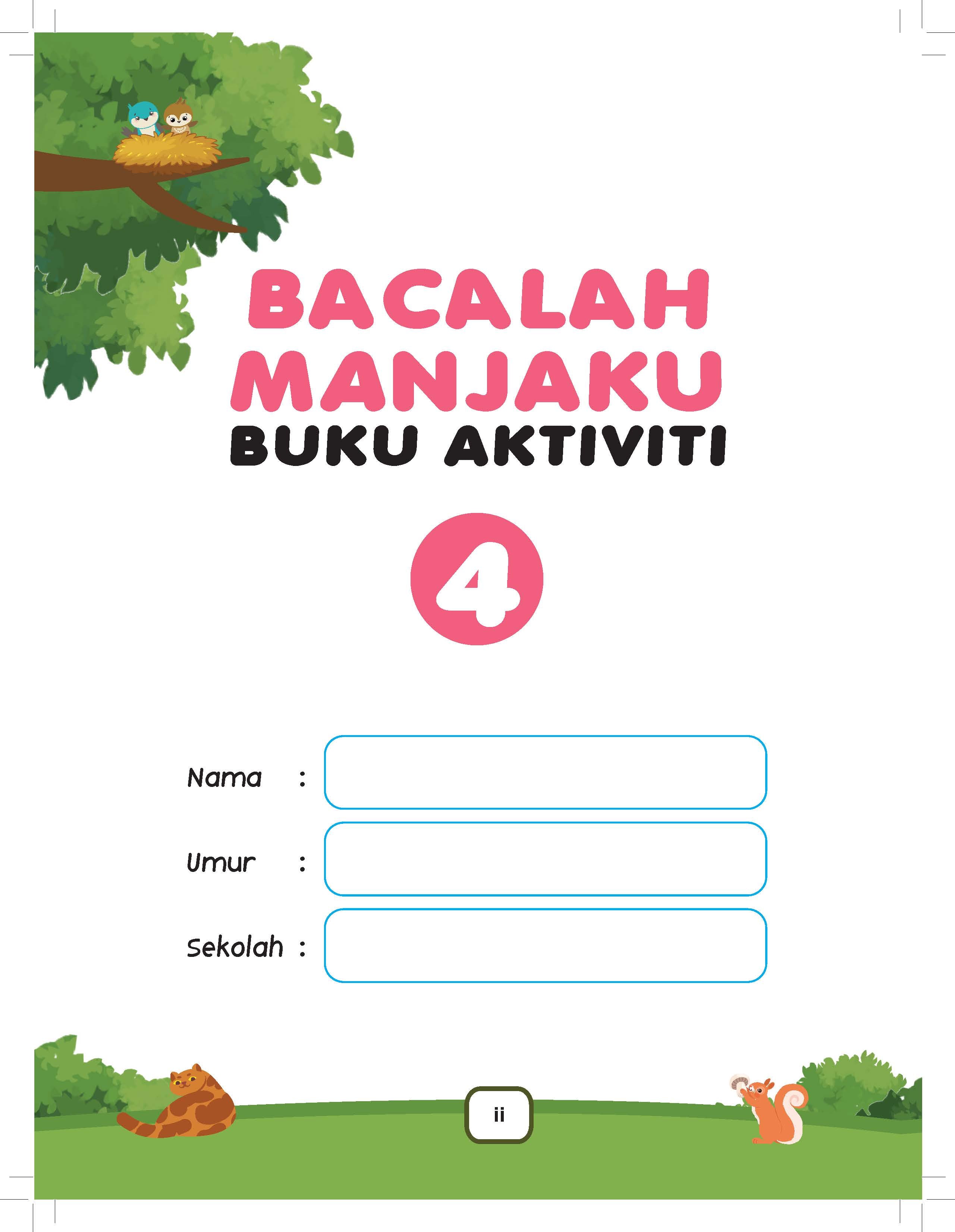Bacalah Manjaku (Buku Aktiviti 4) - (TBBS1293)