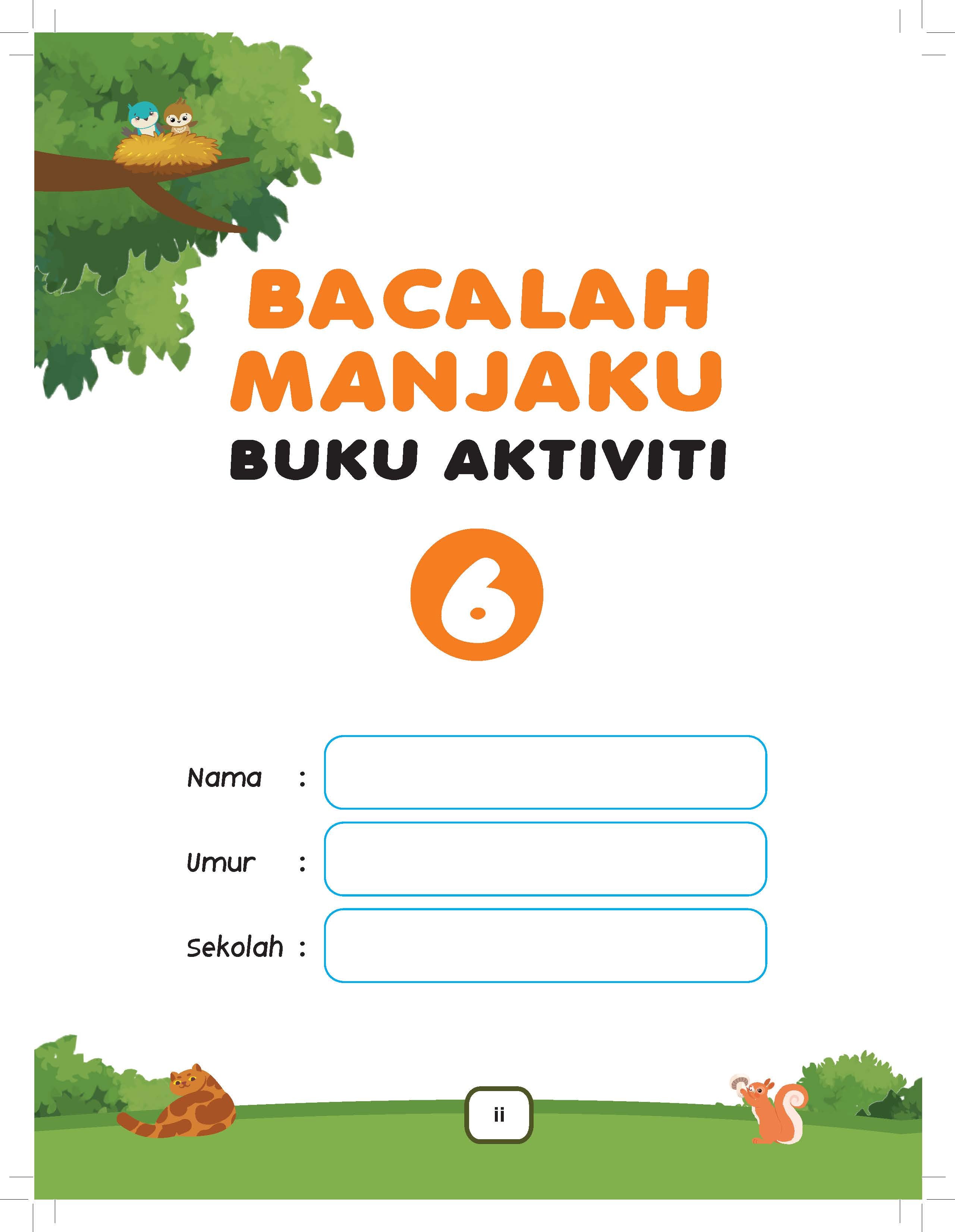 Bacalah Manjaku (Buku Aktiviti 6) - (TBBS1295)