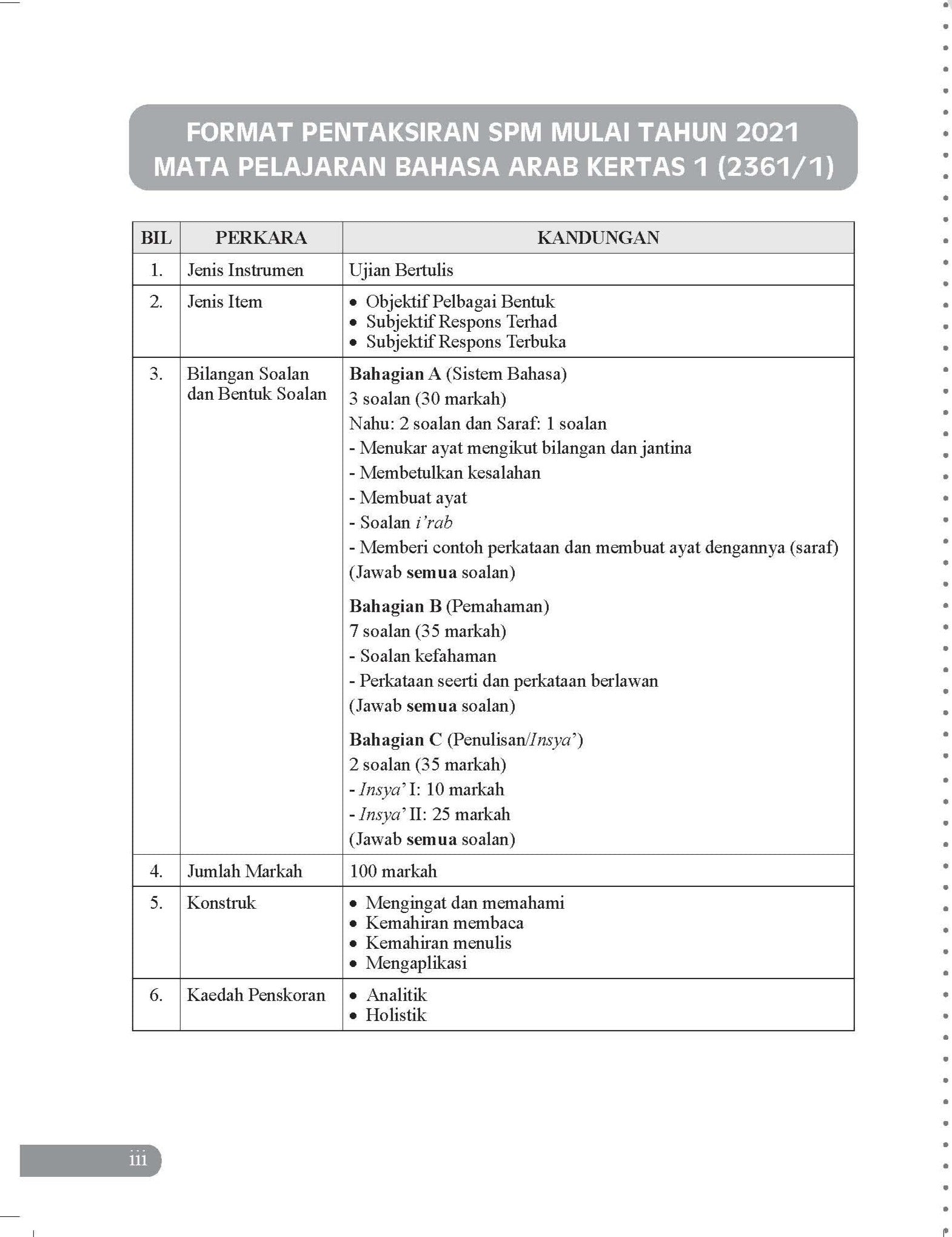 Conquer A+ Modul Soalan Bahasa Arab KSSM SPM - (TBBS1298)