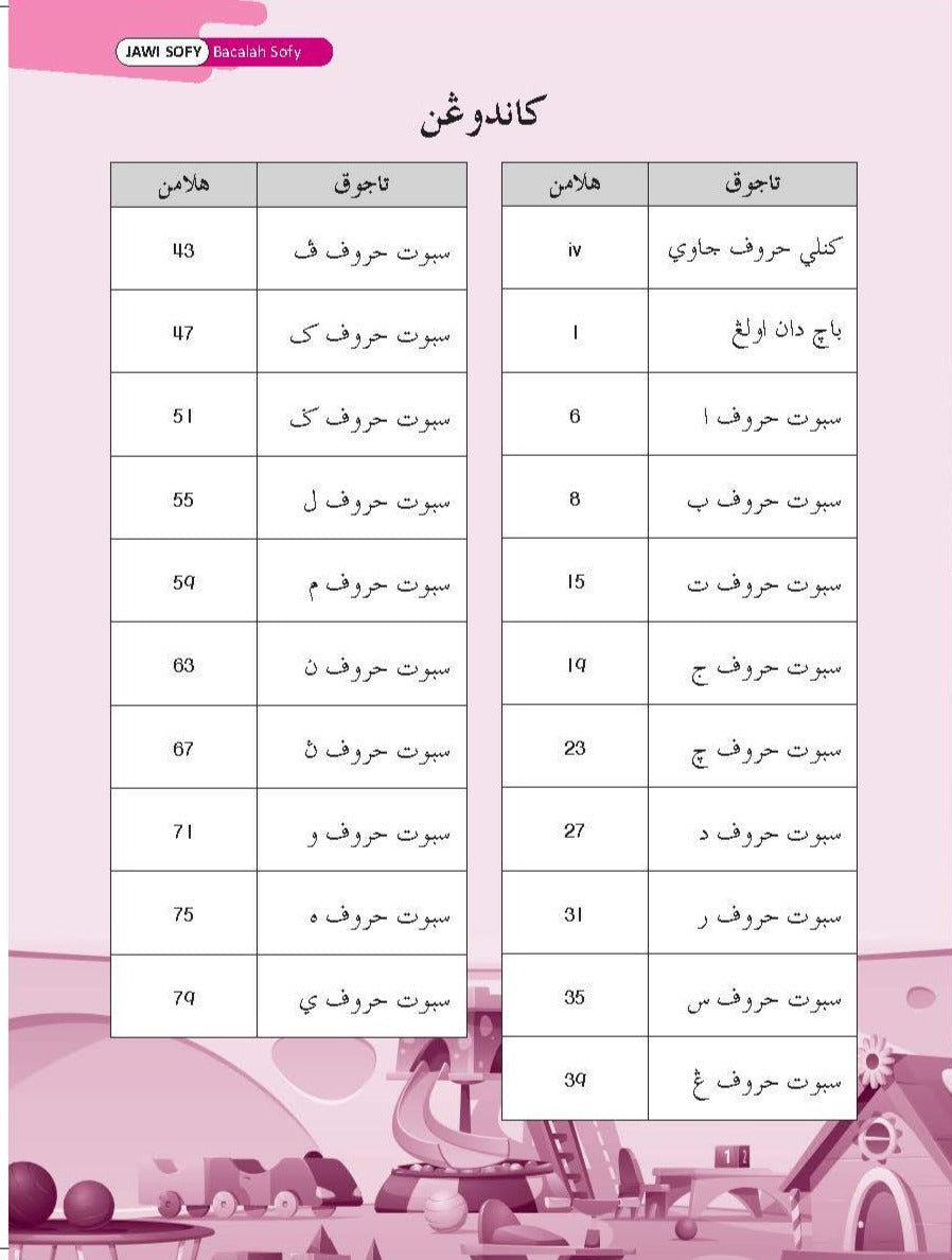 Jawi Sofy - Bacalah Sofy - (TBBS1234)