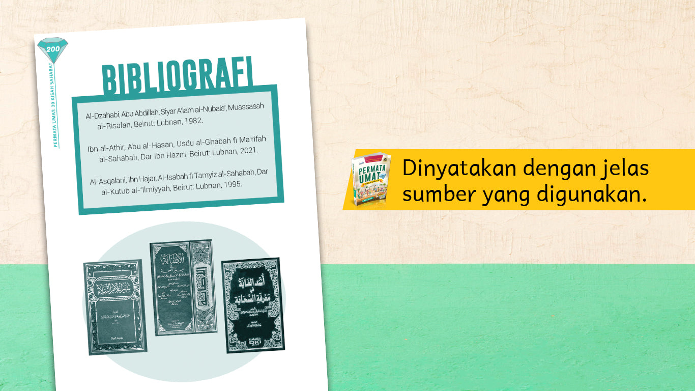 Permata Umat : 30 Kisah Sahabat - (TBBK1518)