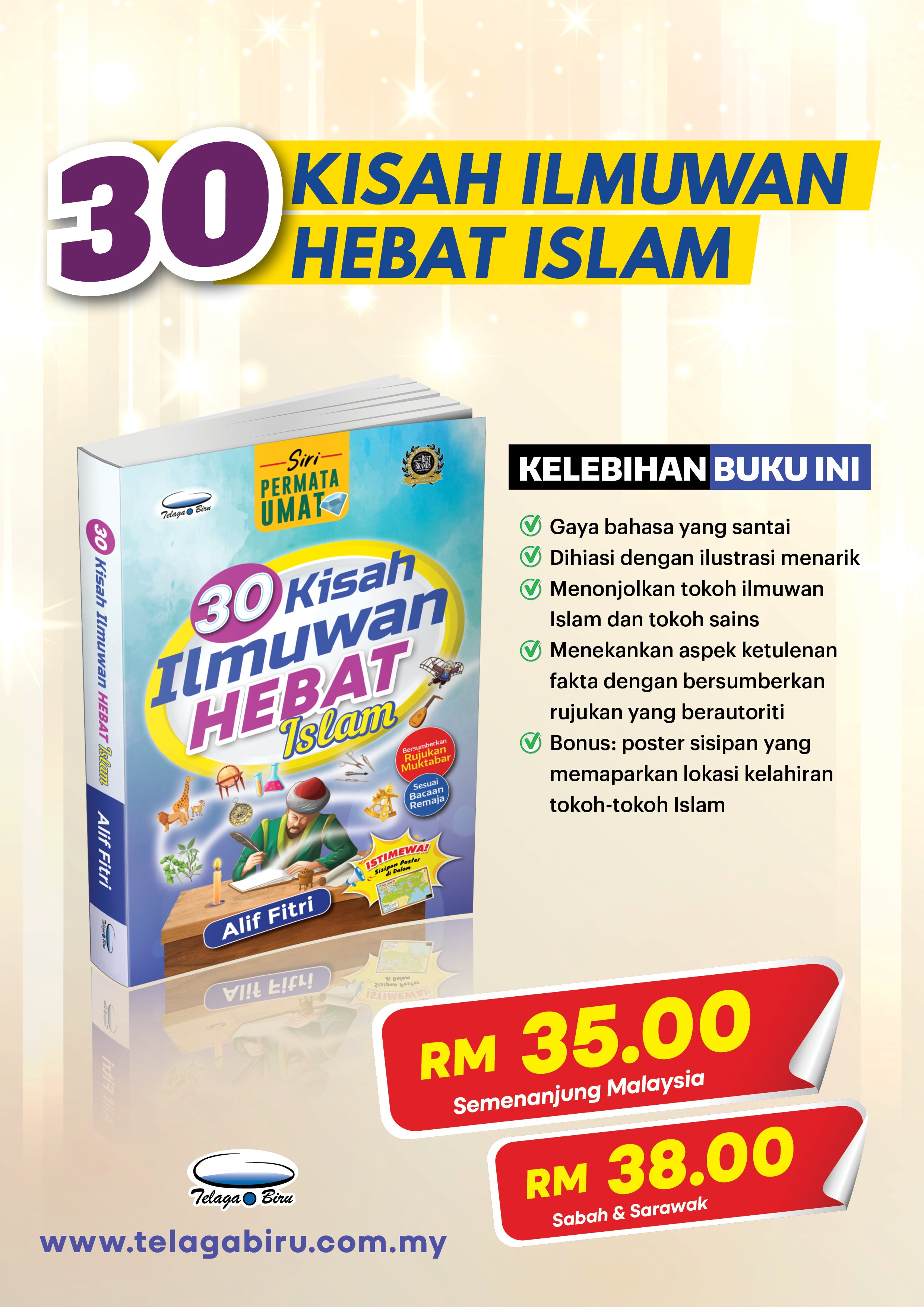 30 Kisah Ilmuwan Hebat Islam - (TBBK1537)
