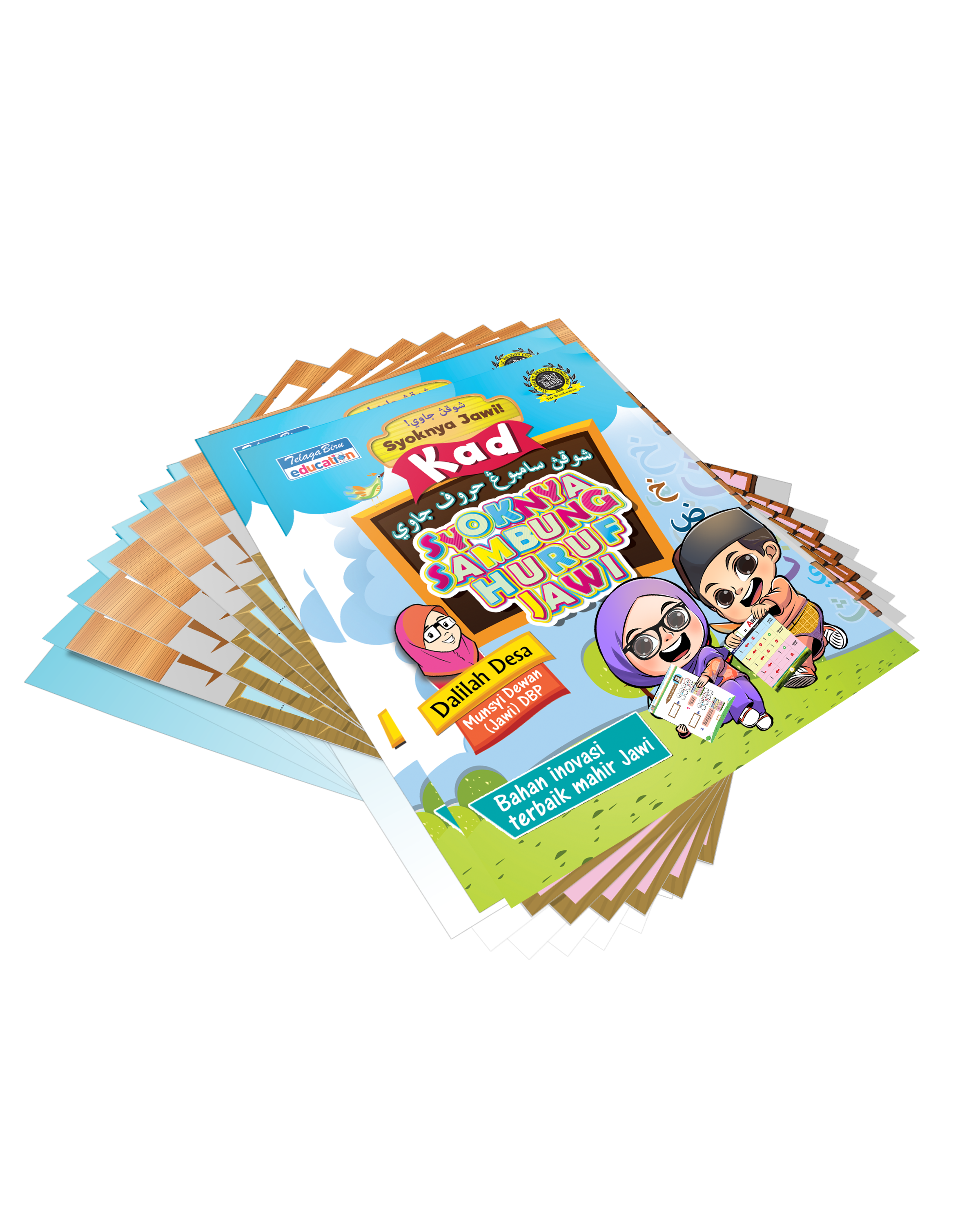 Syoknya Sambung Huruf Jawi (Kad) - (TBBM1002)