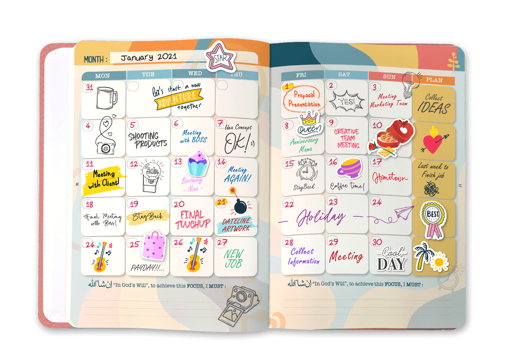 Planner Aku Ingin Jadi Baik - (TBTC1001)