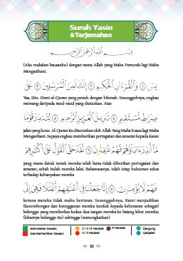 Surah Yassin : Tahlil, Doa, Solat Sunat & Selawat (B6) - (TBAQ1039)