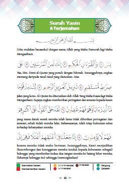 Surah Yassin : Tahlil, Doa, Solat Sunat & Selawat (B6) - (TBAQ1039)