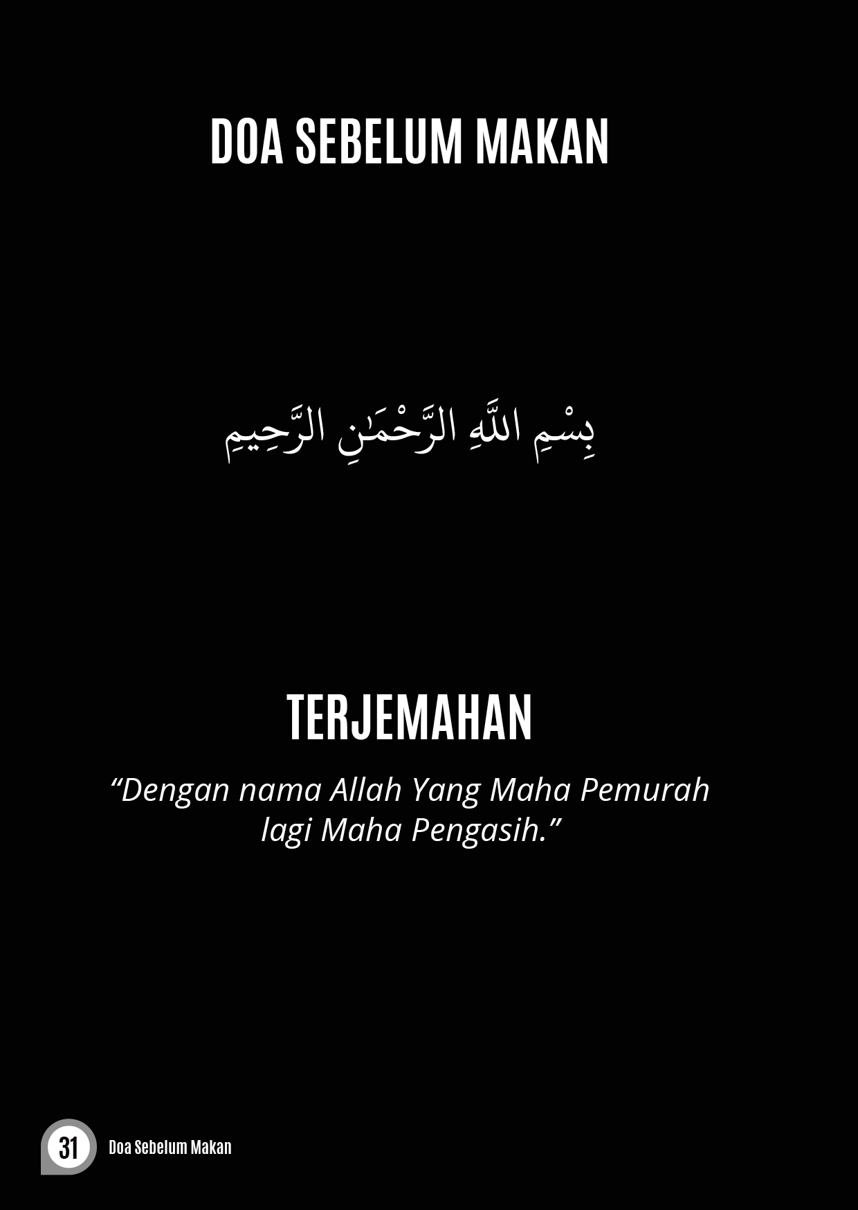 Himpunan Doa-Doa Daripada Hadis Nabi - (TBAQ1081)