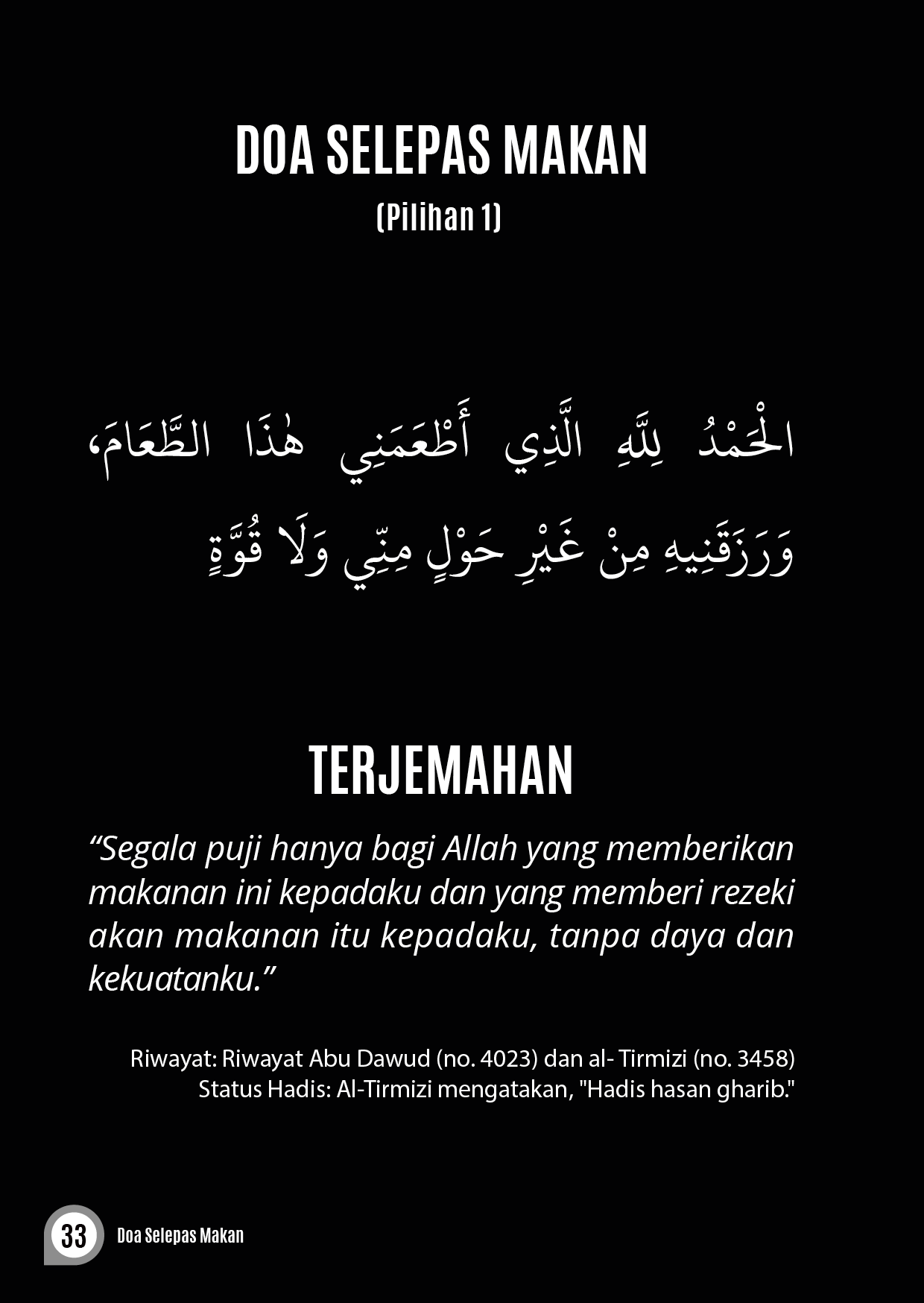 Himpunan Doa-Doa Daripada Hadis Nabi - (TBAQ1081)