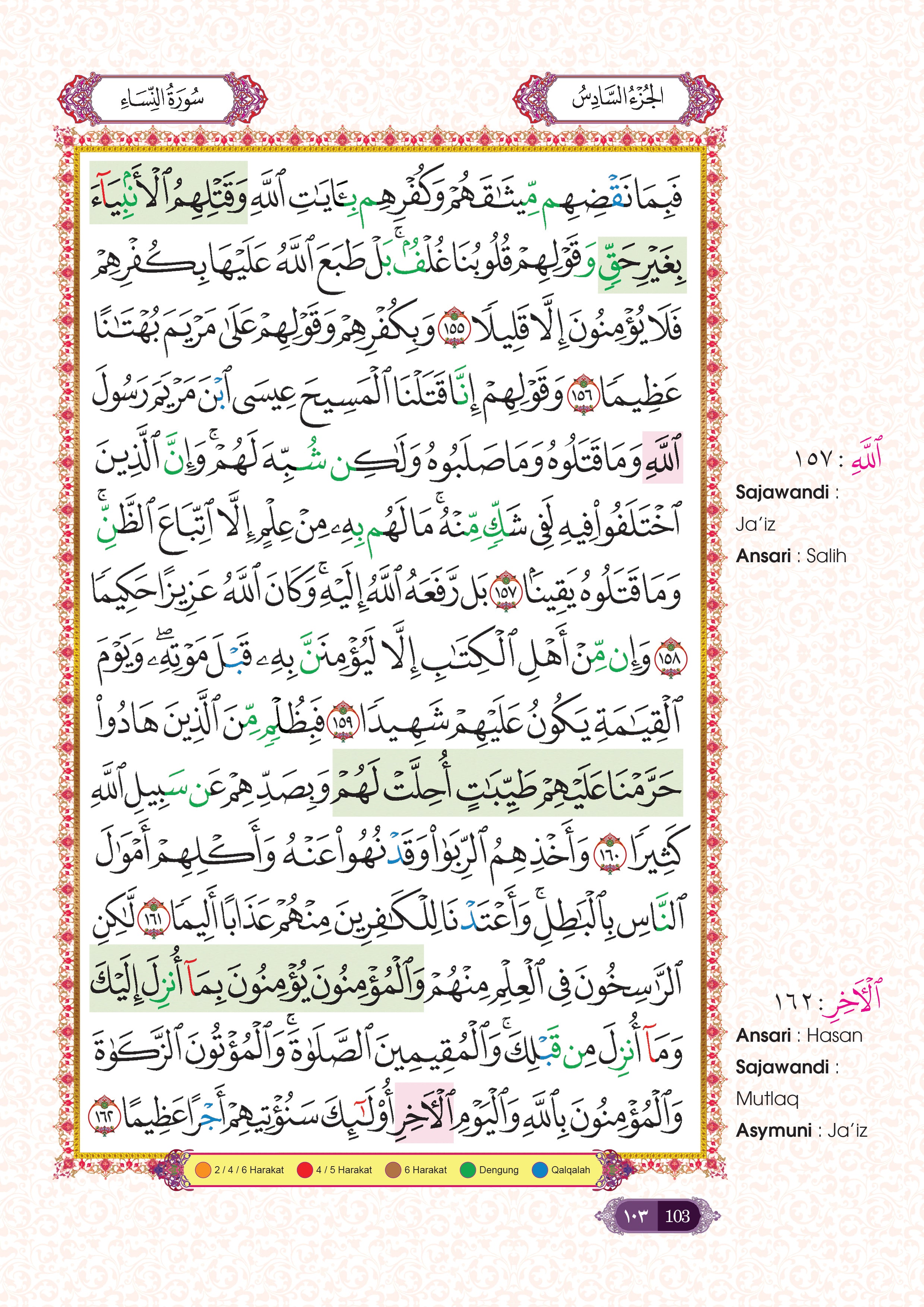 Al-Quran Al-Karim Tajwid Dan Waqaf & Ibtida’ An-Nibras Berserta Hukum Dan Rujukan (A4) - (TBAQ1048A)