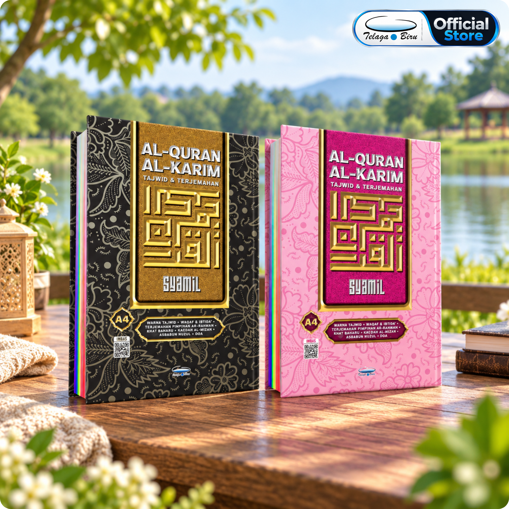 Al-Quran Al-Karim Tajwid & Terjemahan Syamil Dengan Panduan Waqaf & Ibtida’ (A4) - (TBAQ1071)