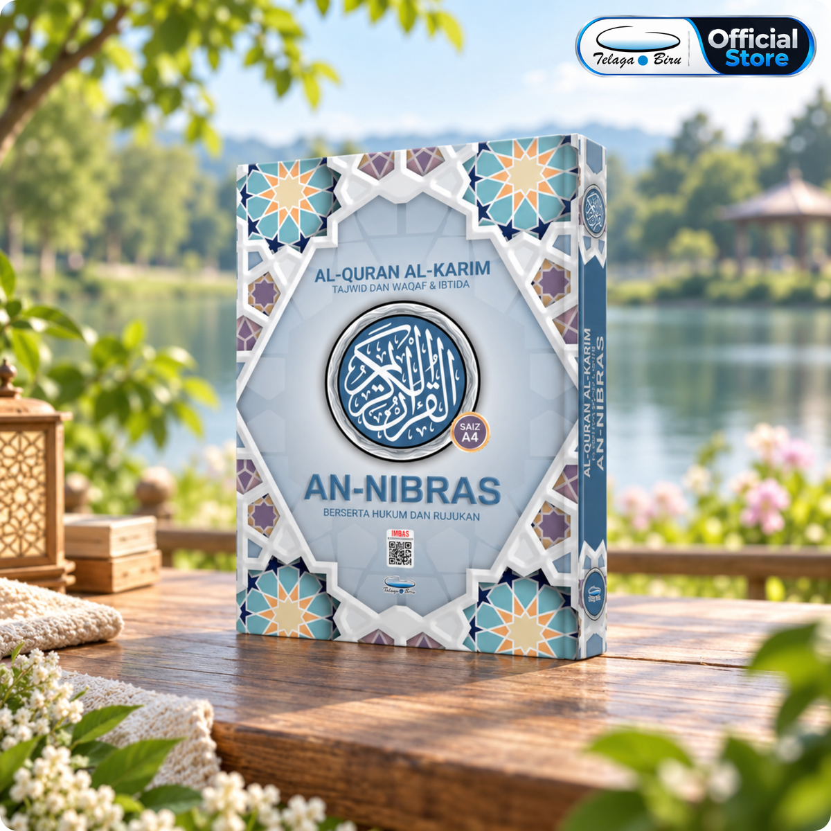 Al-Quran Al-Karim Tajwid Dan Waqaf &amp; Ibtida' An-Nibras Berserta Hukum Dan Rujukan (A4) - (TBAQ1048A)