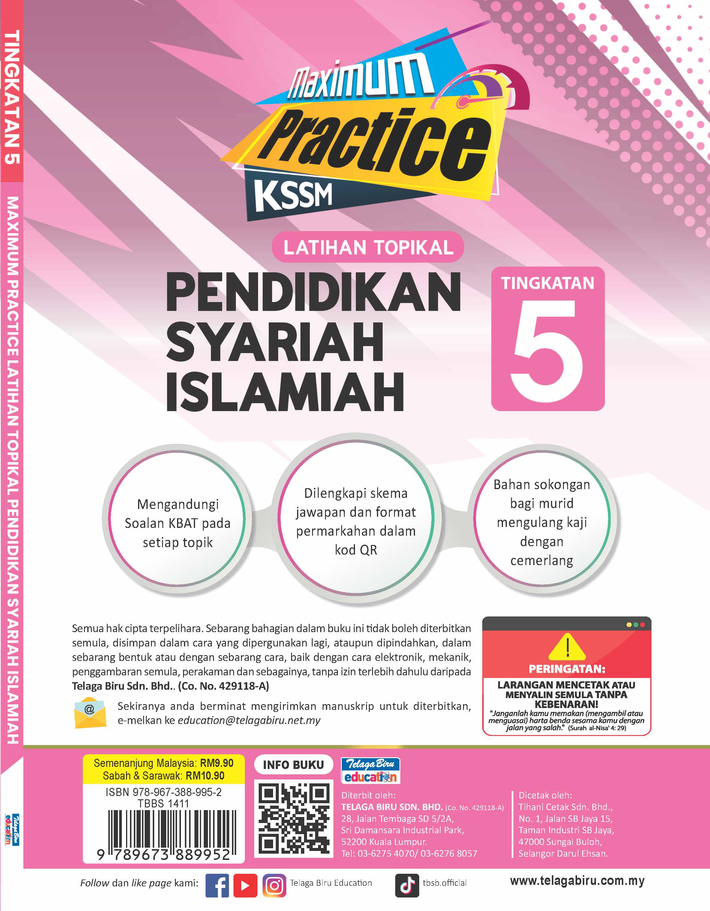 Maximum Practice Latihan Topikal Pendidikan Syariah Islamiah Tingkatan 5 - (TBBS1411)