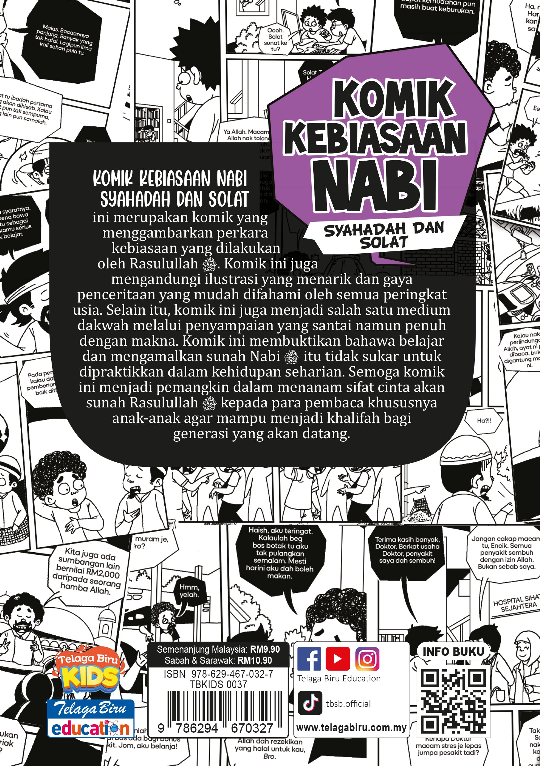 Komik Kebiasaan Nabi Syahadah dan Solat - (TBKIDS0037)
