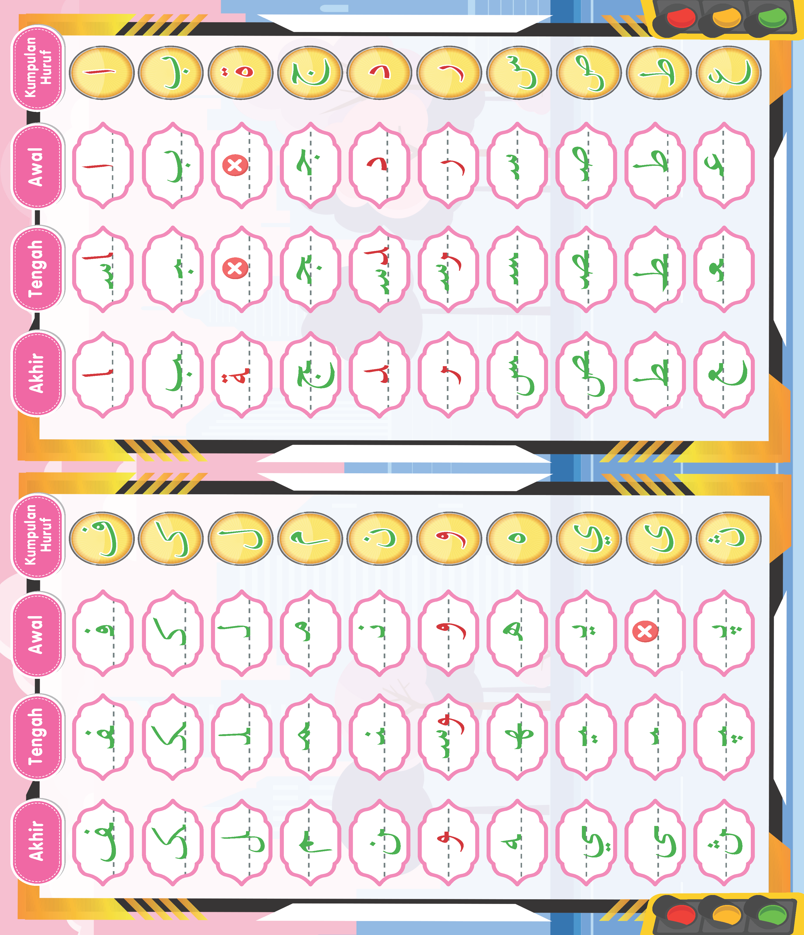 Kad Jawi Traffic Light 2.0 - (TBBS1391)