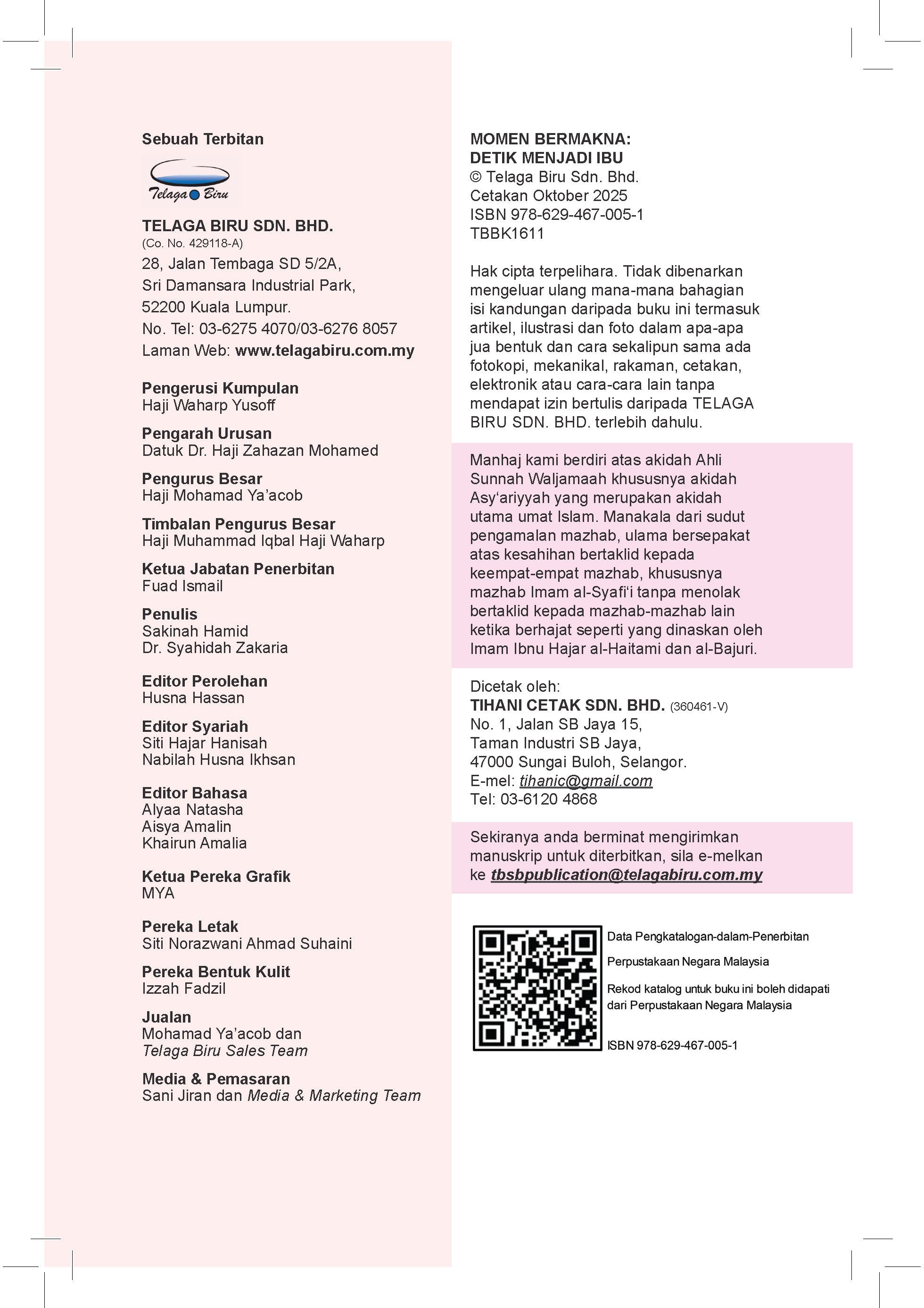 Momen Bermakna Detik Menjadi Ibu - (TBBK1611)