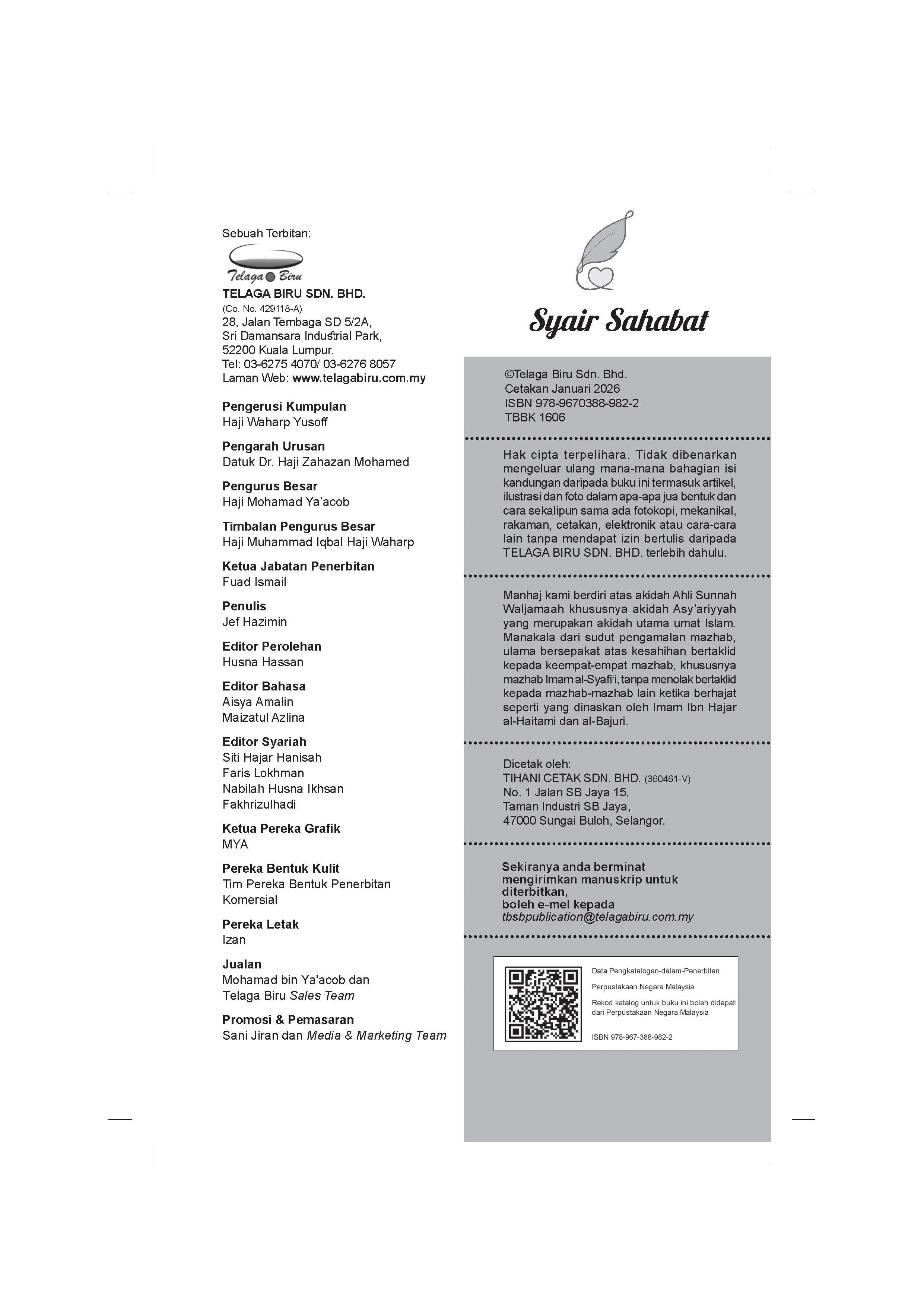 Syair Sahabat - (TBBK1606)