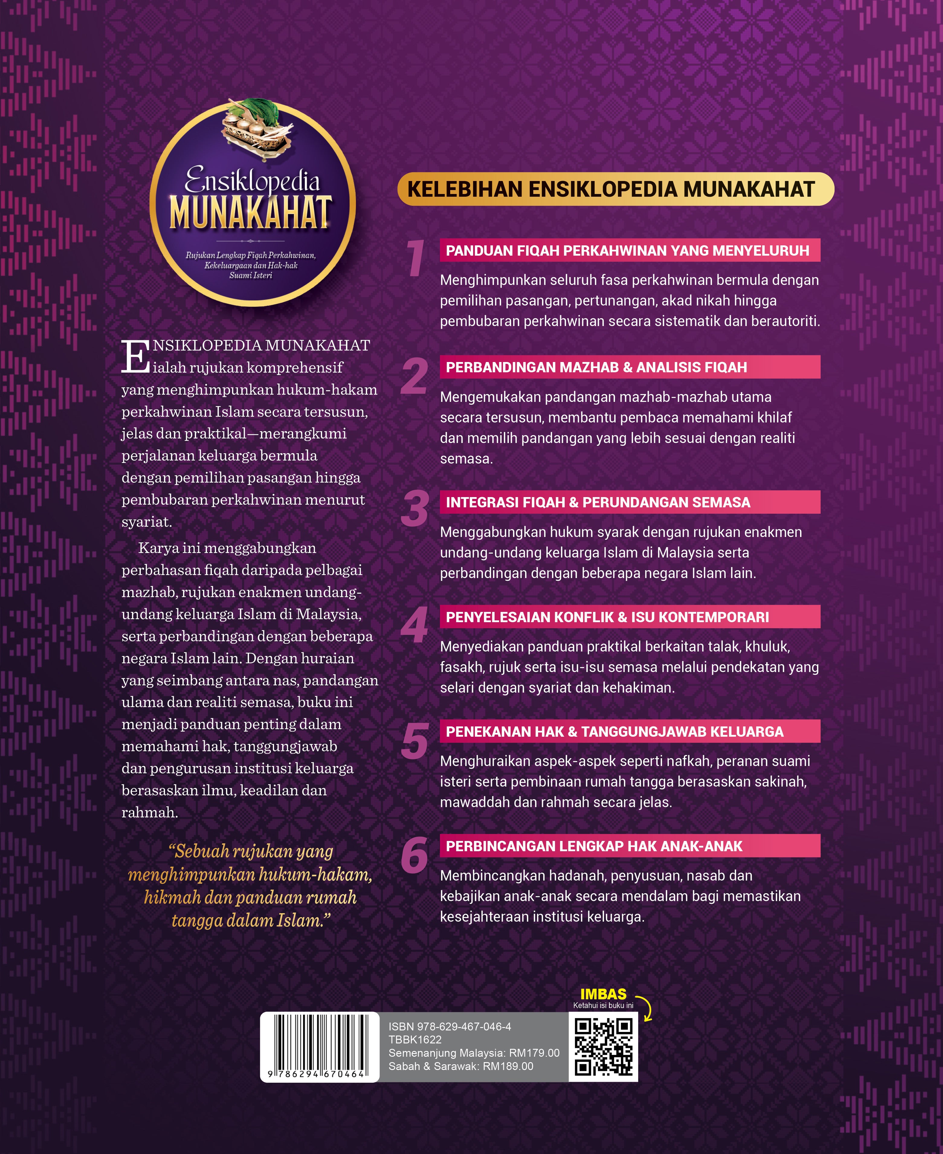 (PRE-ORDER) Ensiklopedia Munakahat - (TBBK1622)