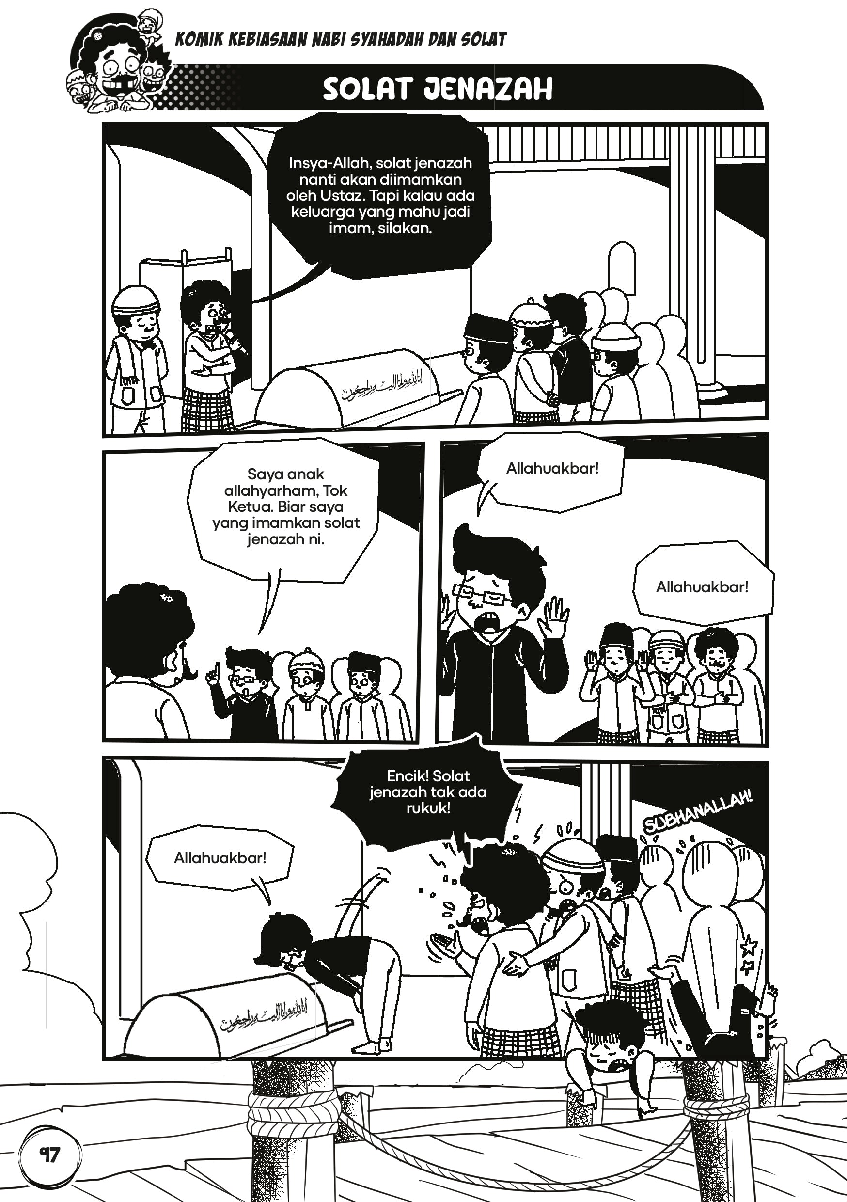 Komik Kebiasaan Nabi Syahadah dan Solat - (TBKIDS0037)