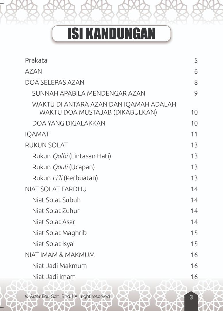 Fahami Bacaan Dalam Solat - (TBAM1002)