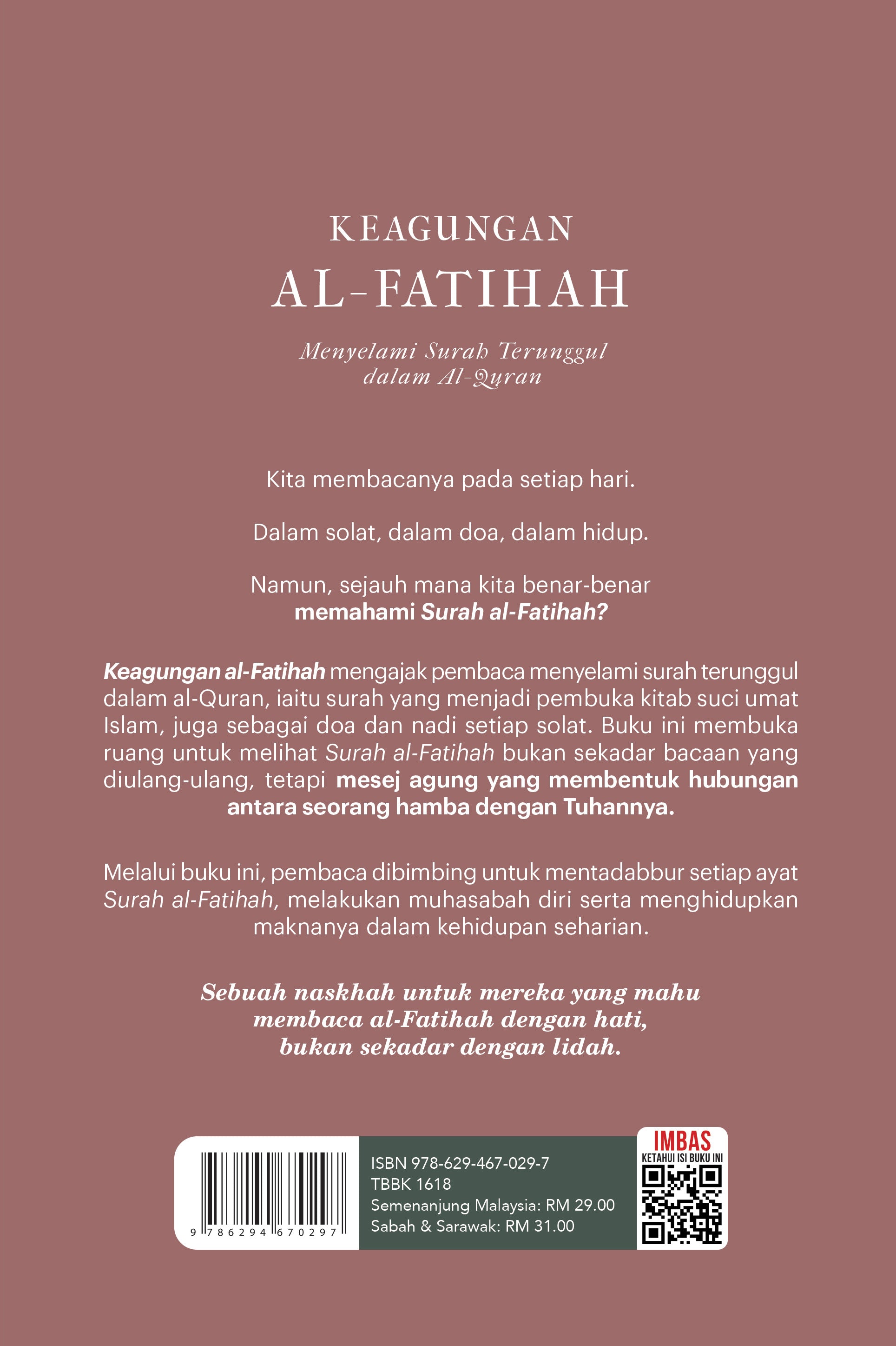 Keagungan Al-Fatihah - (TBBK1618)