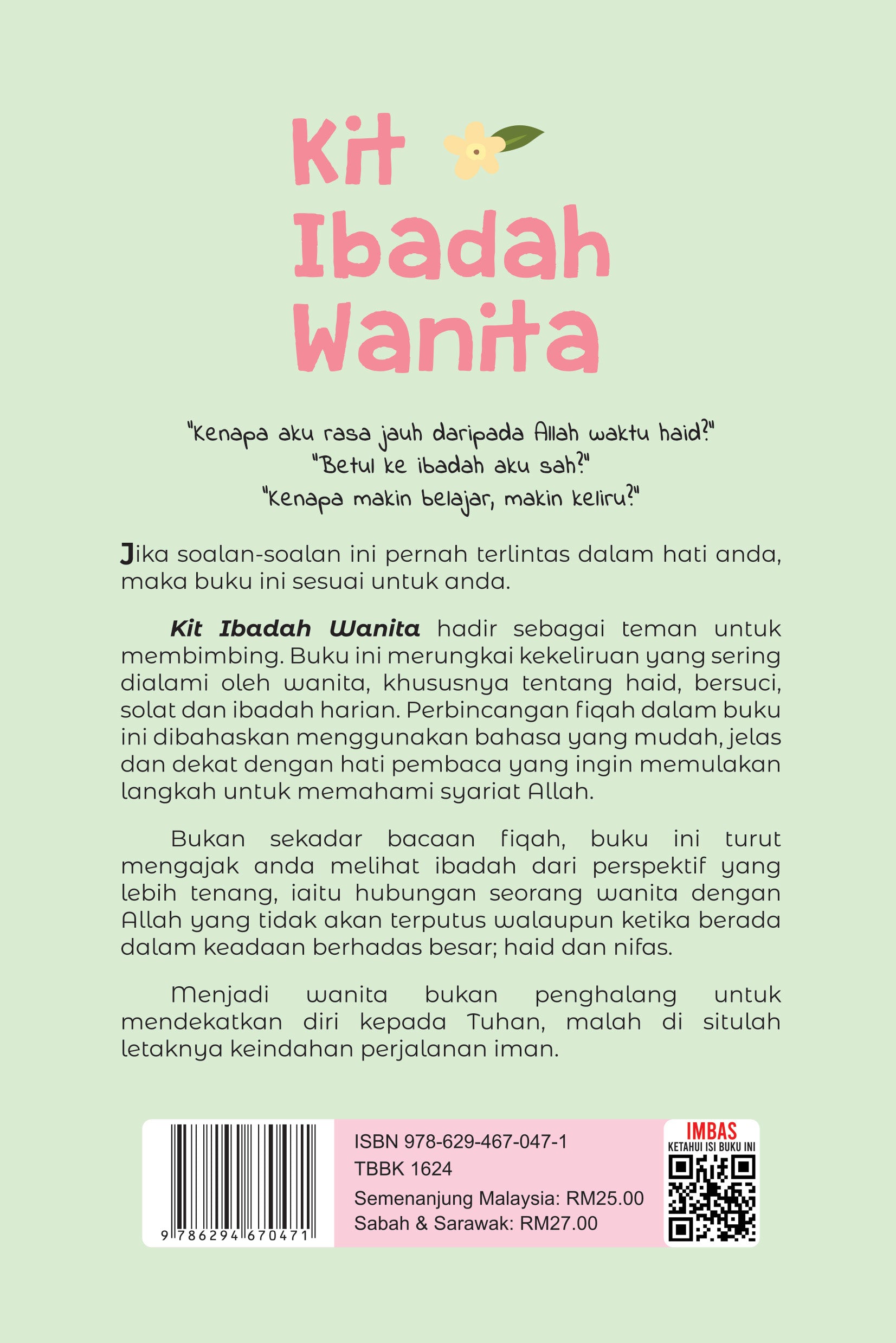 Kit Ibadah Wanita - (TBBK1624)
