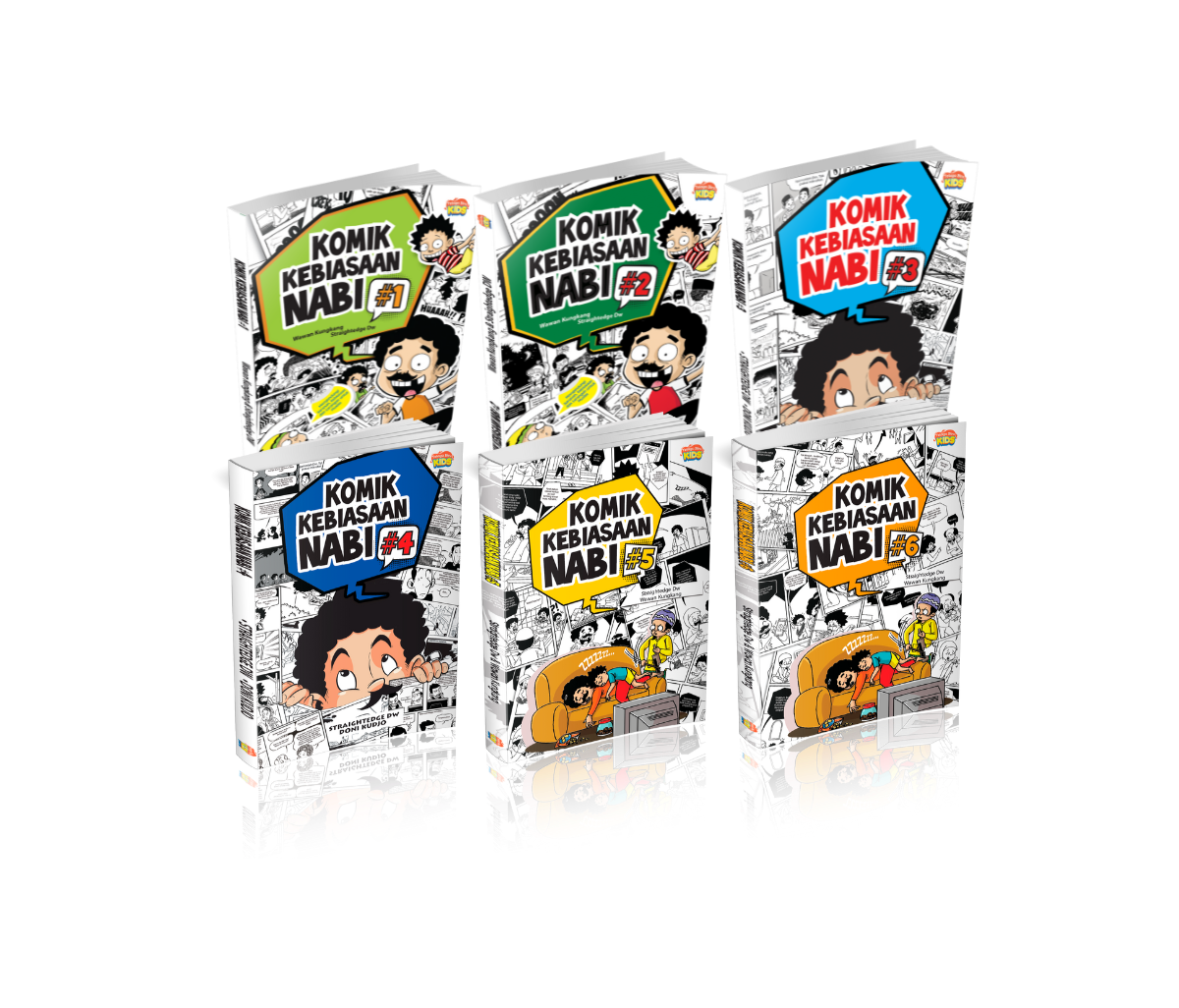 Kombo Set Komik Kebiasaan Nabi 1-6