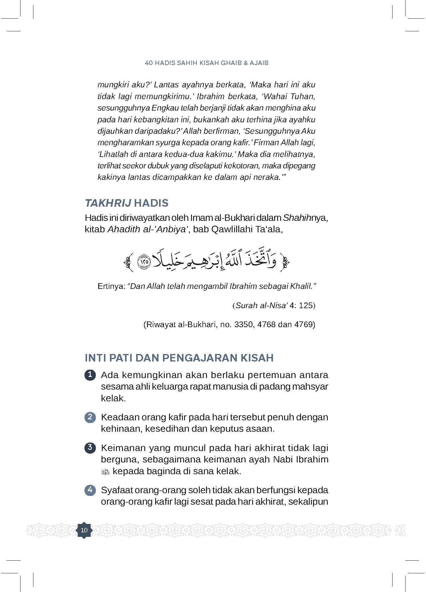 40 Hadis Sahih Kisah Ghaib &amp; Ajaib - (TBBK1474A)