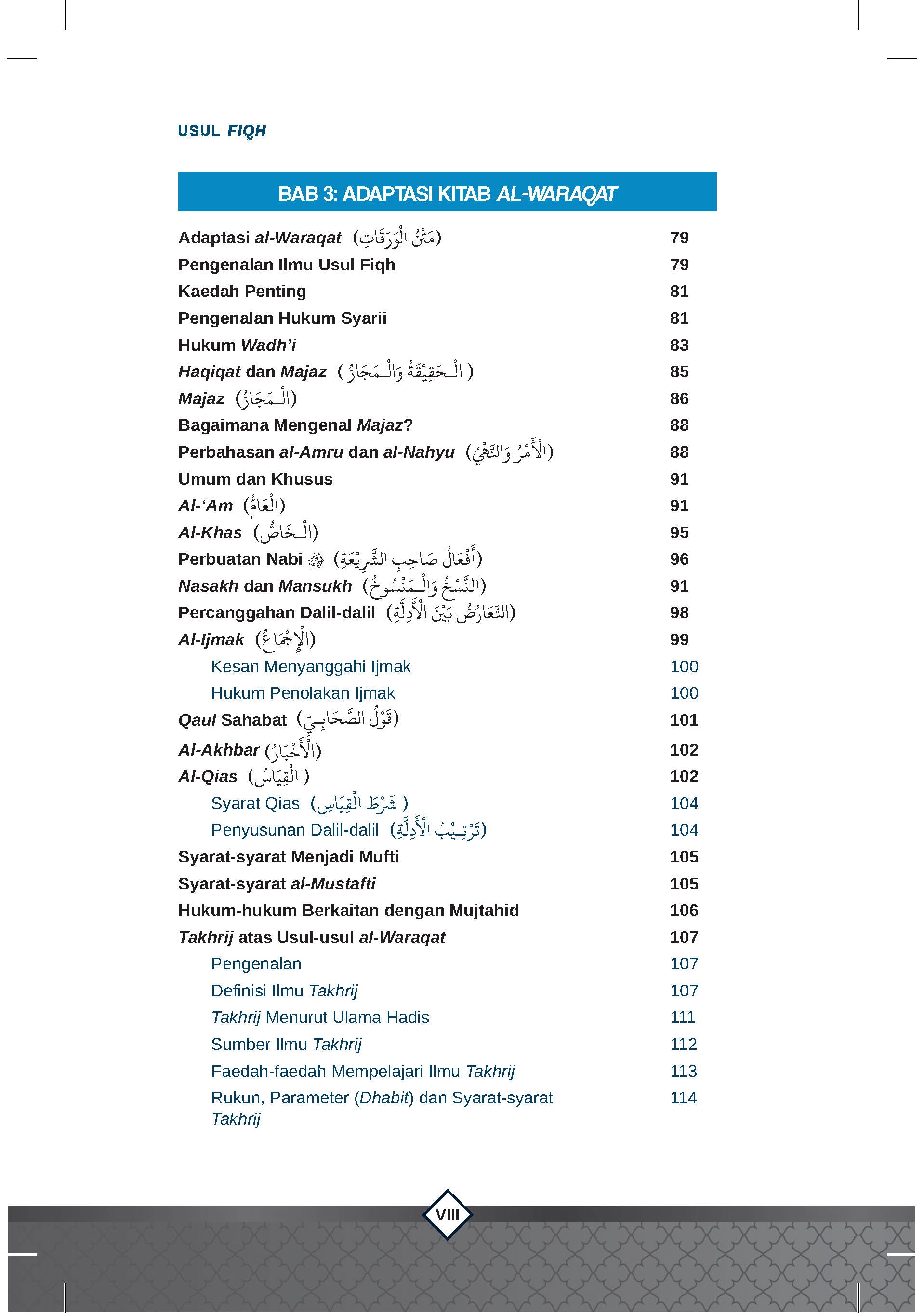 Usul Fiqh - (TBBK1609)