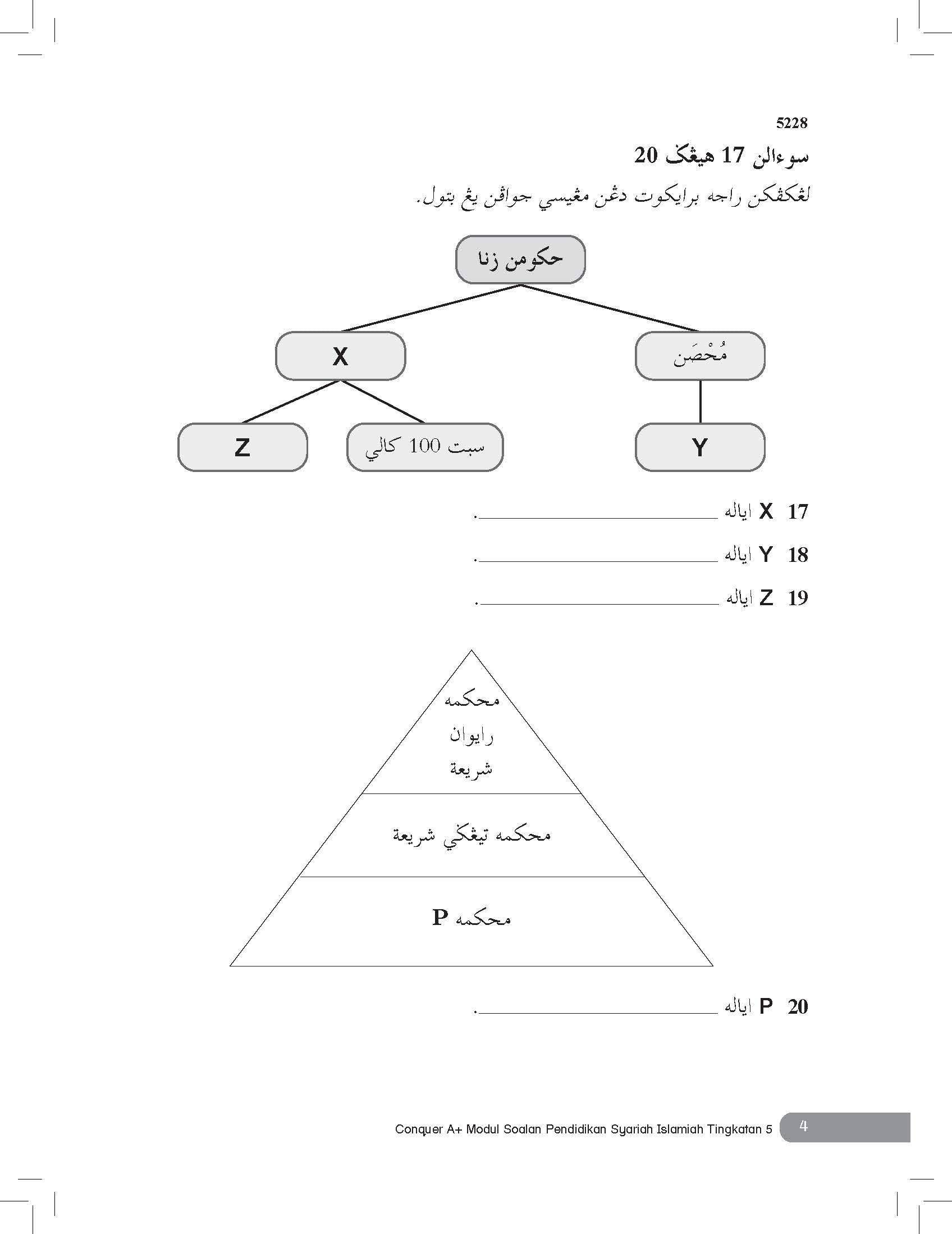 Conquer A+ Modul Soalan Pendidikan Syariah Islamiah Tingkatan 5 - (TBBS1356)