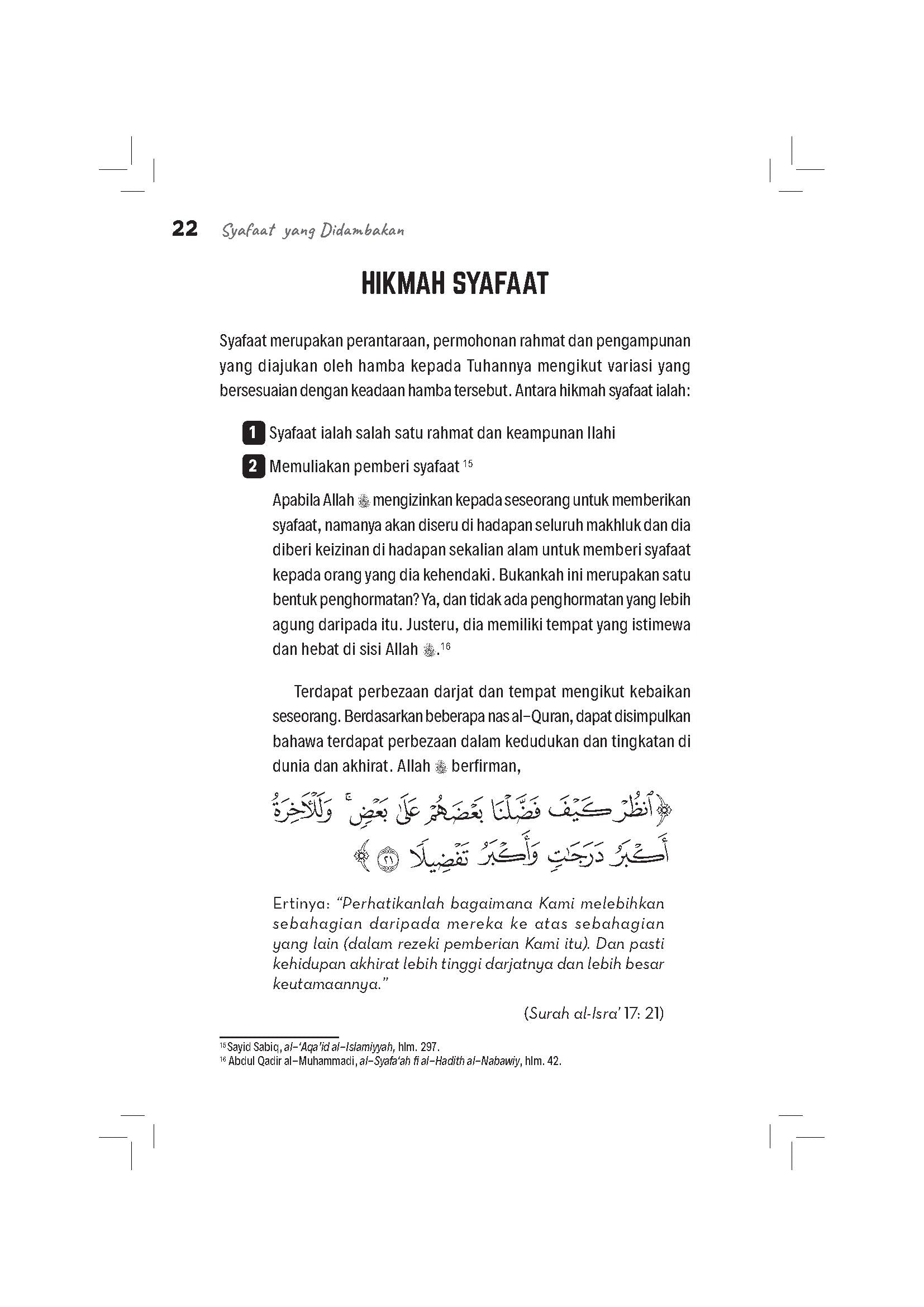 Syafaat Yang Didambakan - (TBBK1616)