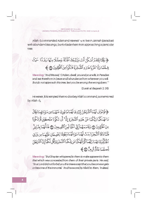 Designed By Allah: Understanding Pregnancy Through Faith And Science - (TBBK1617)